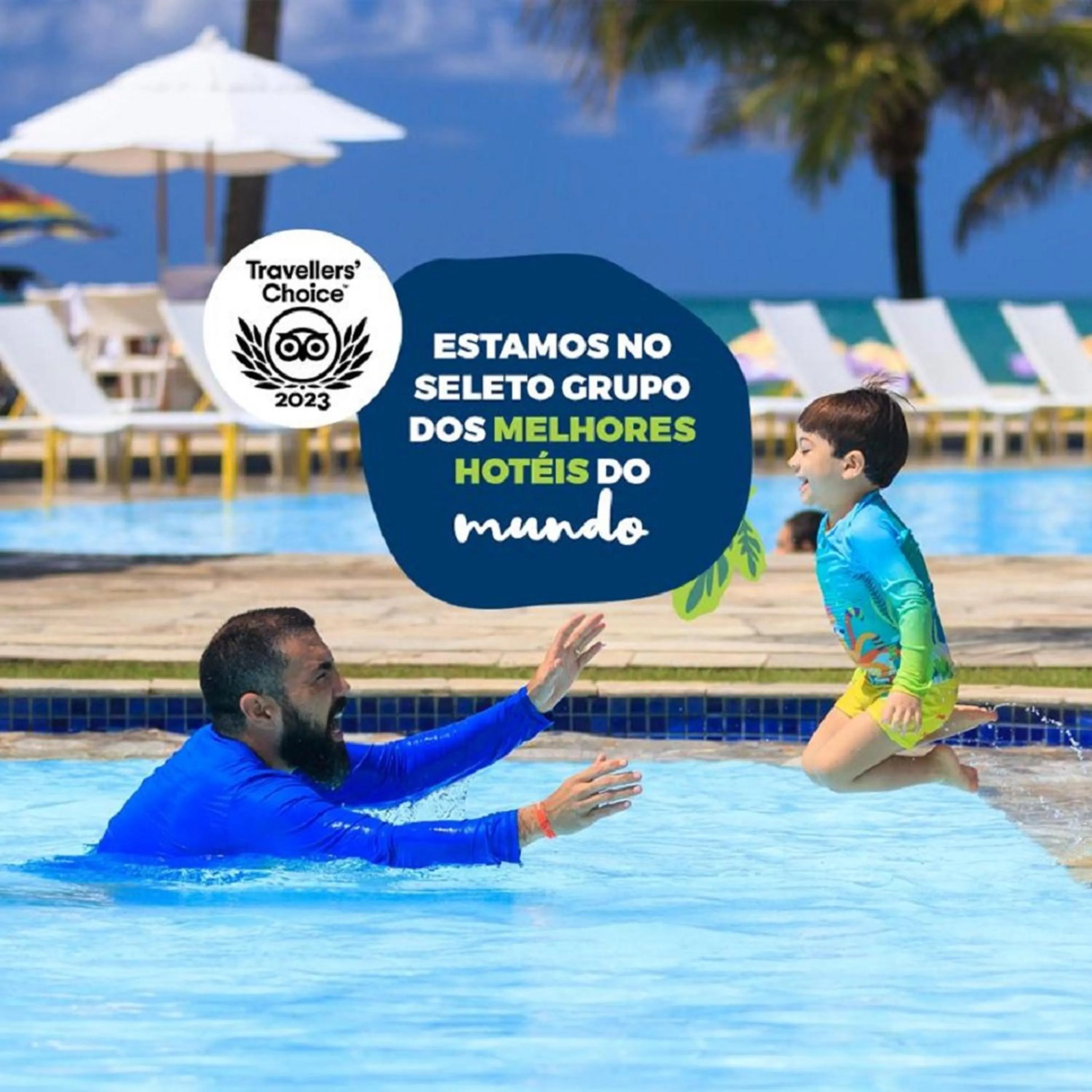 Swimming pool in Hotel Village Porto De Galinhas