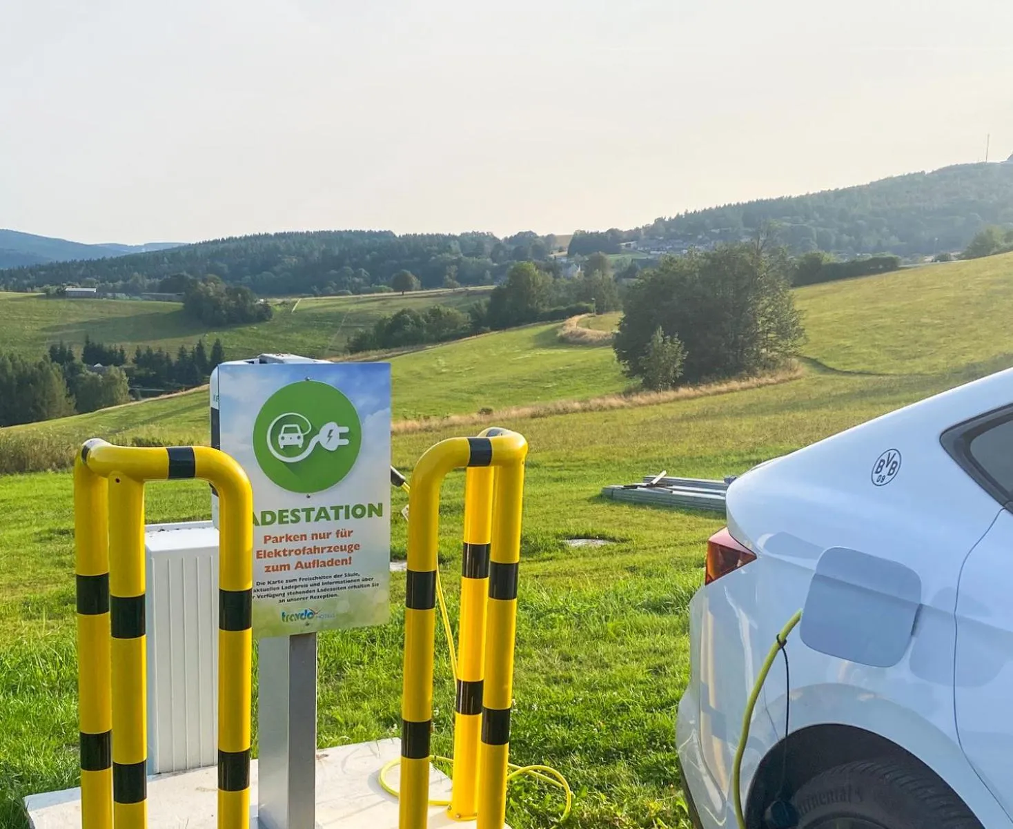 Parking in Panorama Berghotel Wettiner Höhe