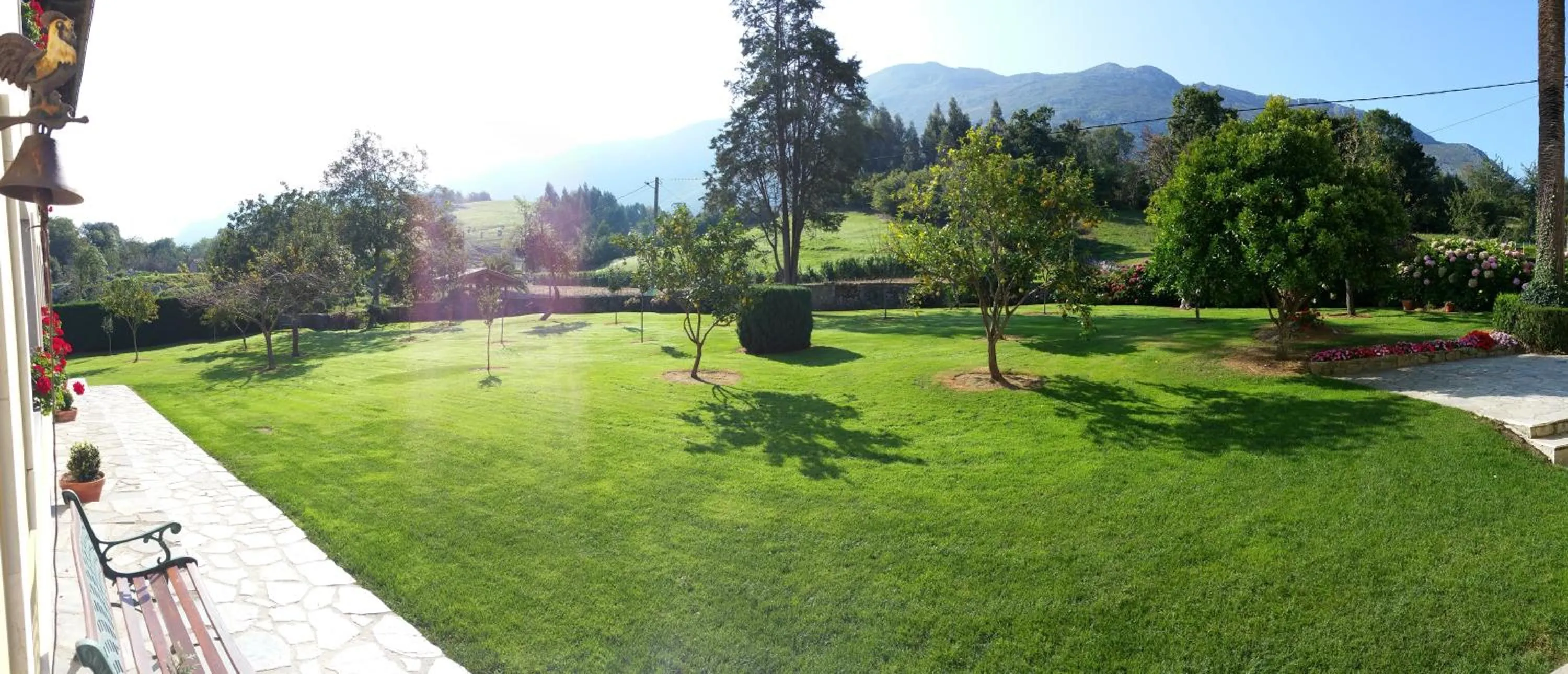 Garden view in Casa de Aldea El Frade