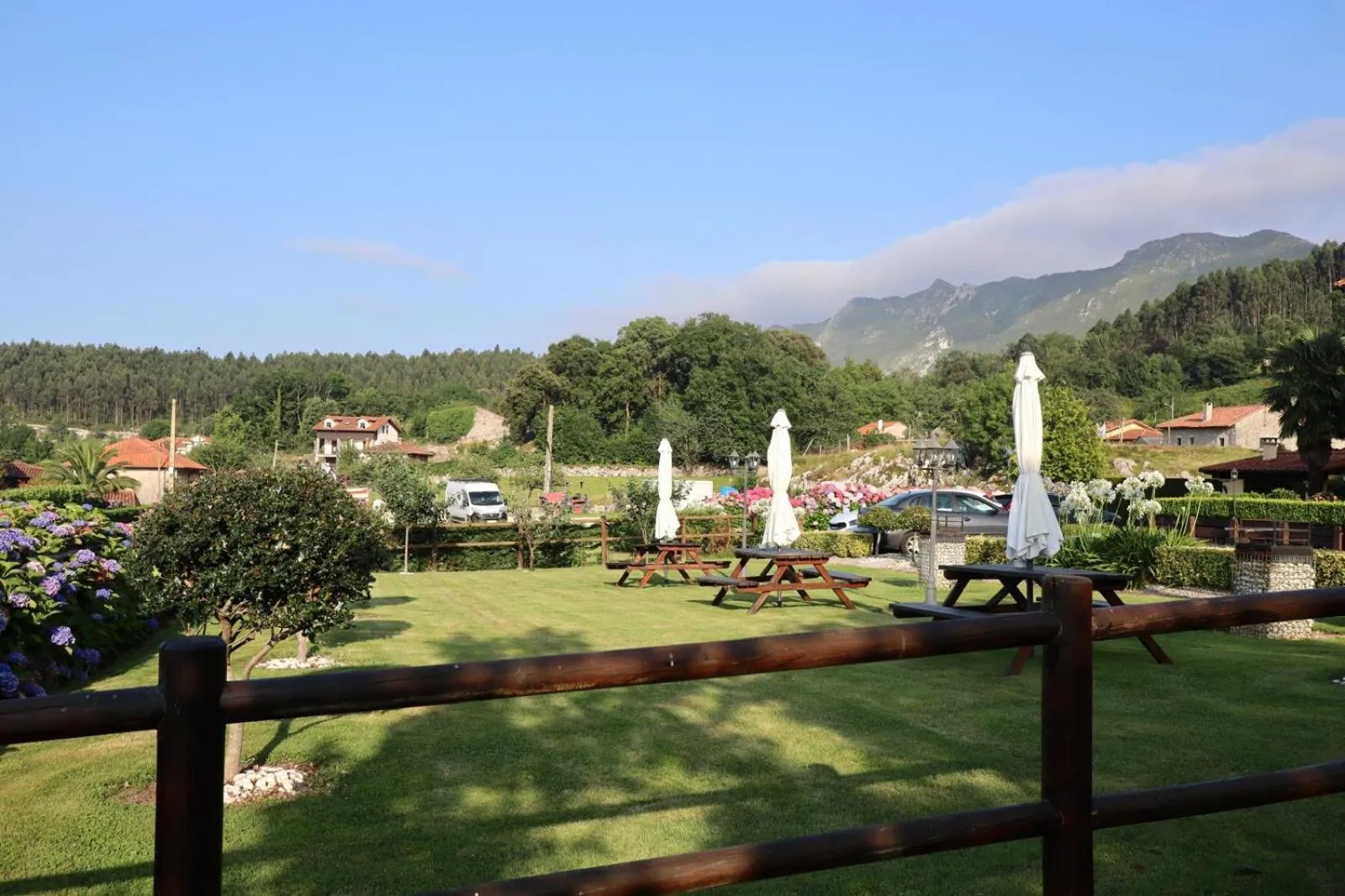 Garden view in Casa de Aldea El Frade