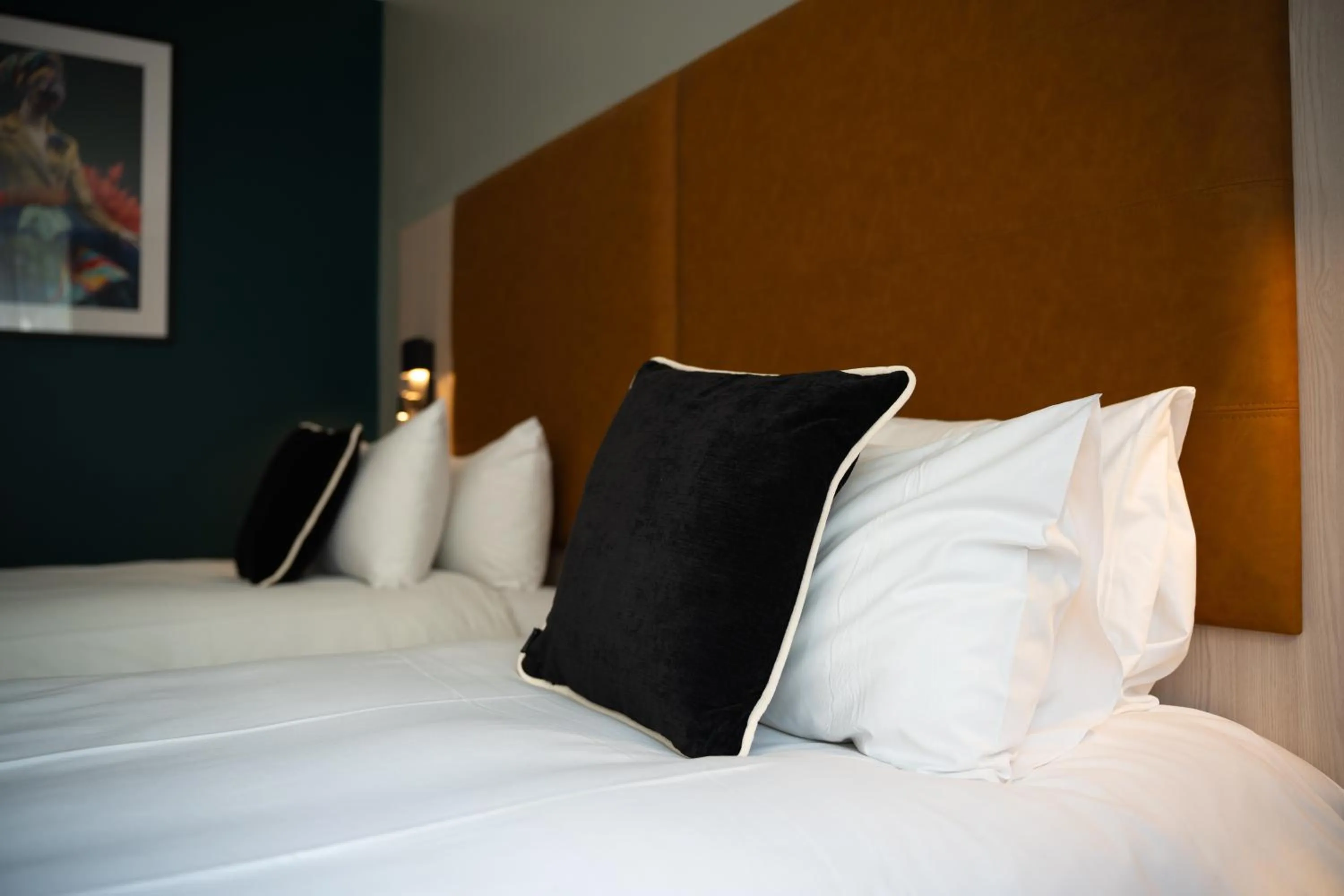 Bedroom, Bed in Maek Hotel Antwerp Central - Handwritten Collection by Accor