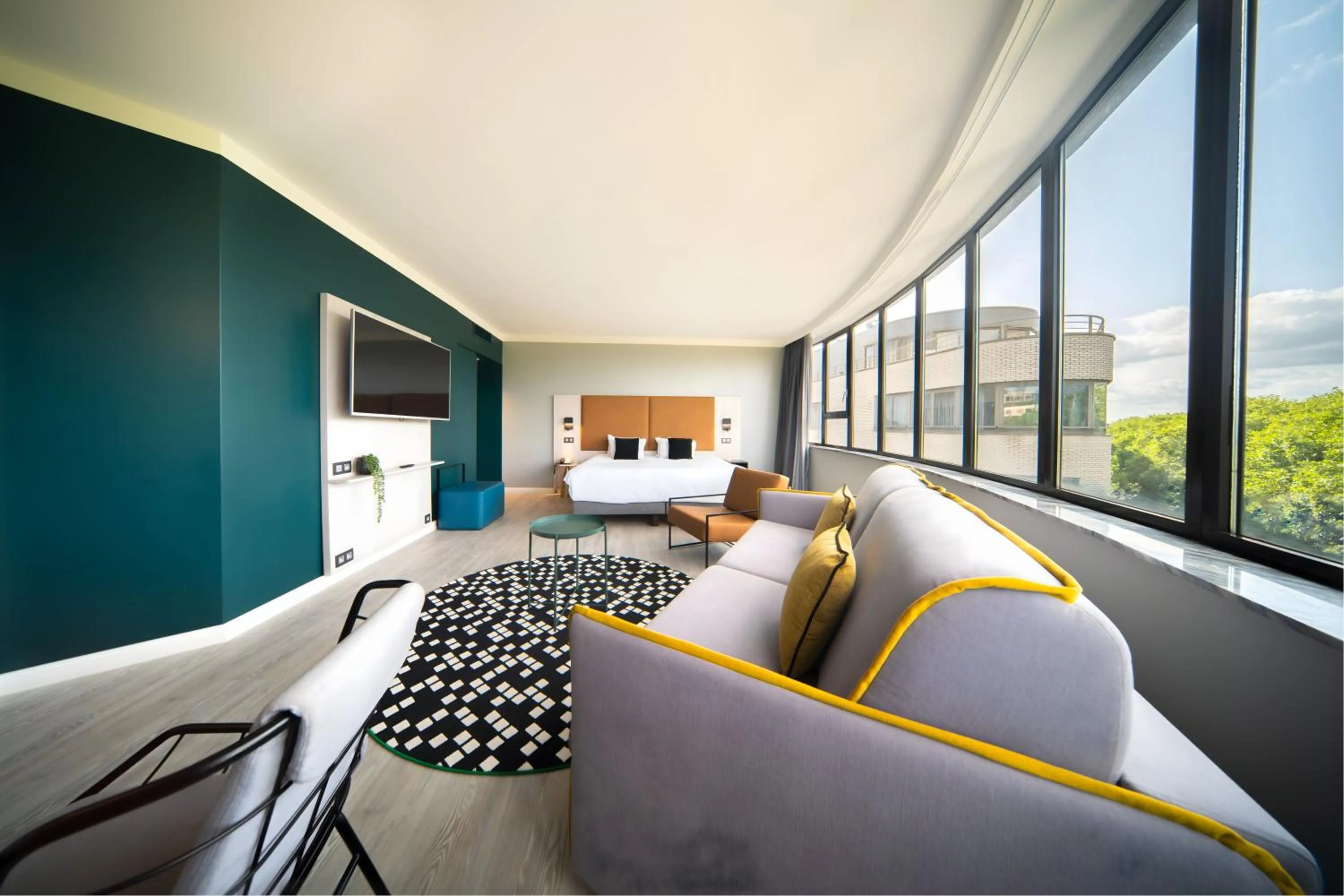 Bedroom, Bed in Maek Hotel Antwerp Central - Handwritten Collection by Accor