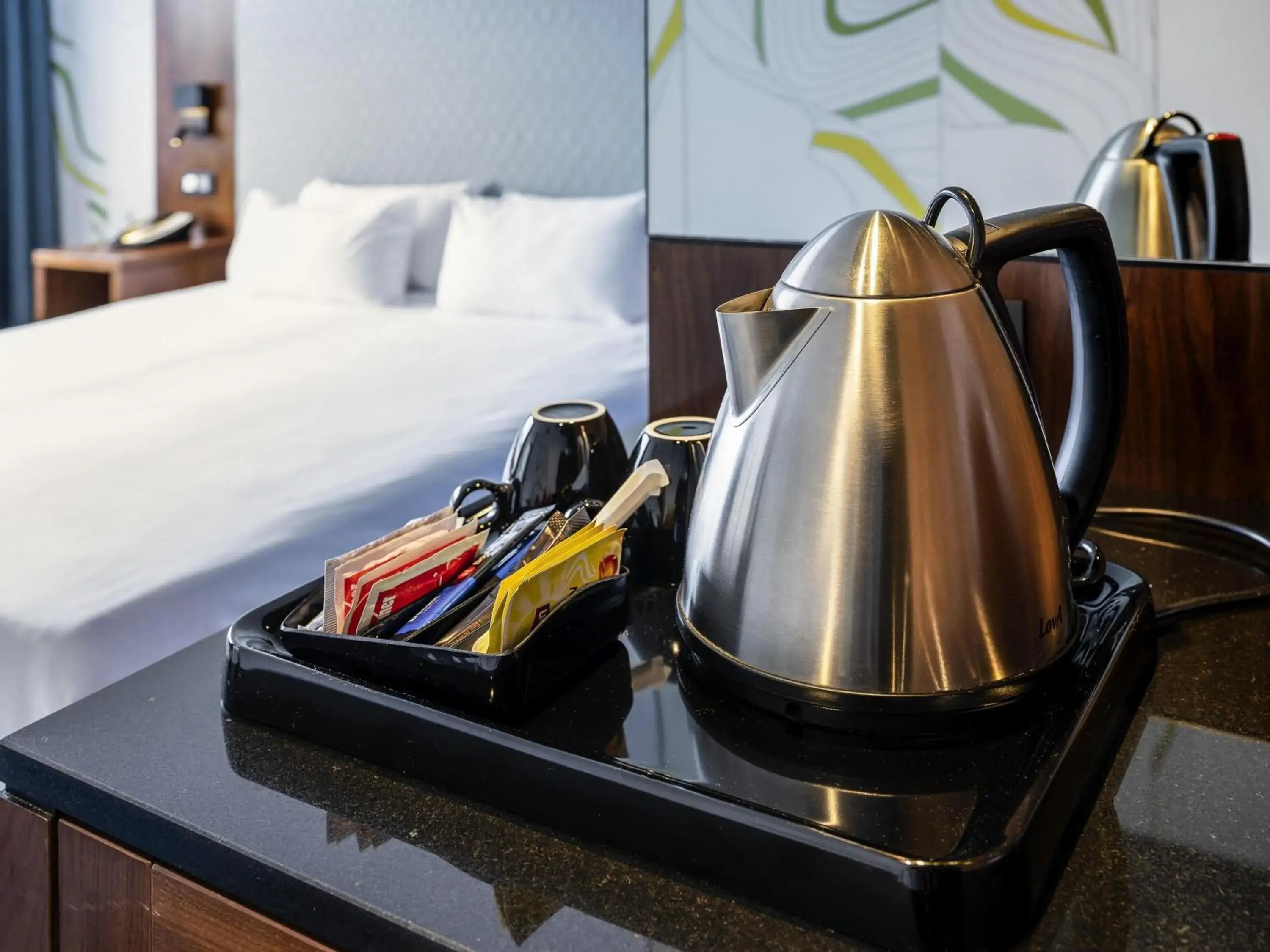 Bedroom, Bed in Maek Hotel Antwerp Central - Handwritten Collection by Accor Bedroom, Bed in Maek Hotel Antwerp Central - Handwritten Collection by Accor