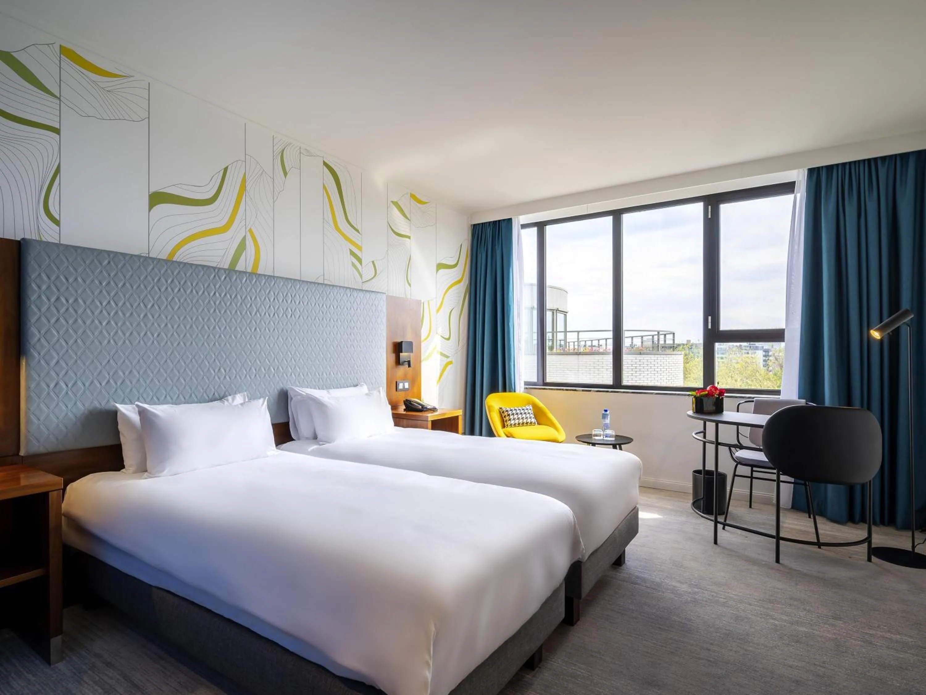 Bedroom, Bed in Maek Hotel Antwerp Central - Handwritten Collection by Accor