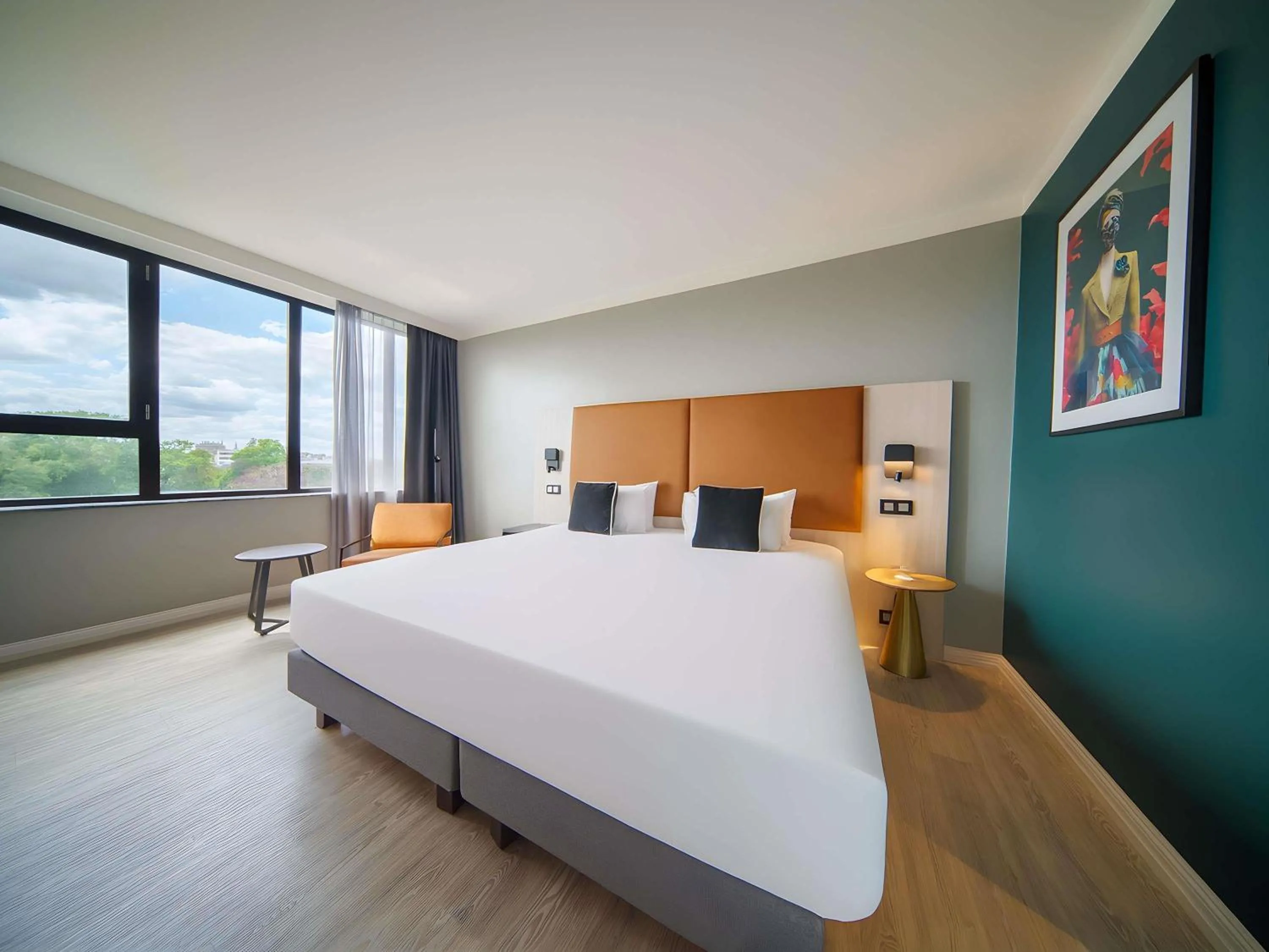 Bedroom, Bed in Maek Hotel Antwerp Central - Handwritten Collection by Accor