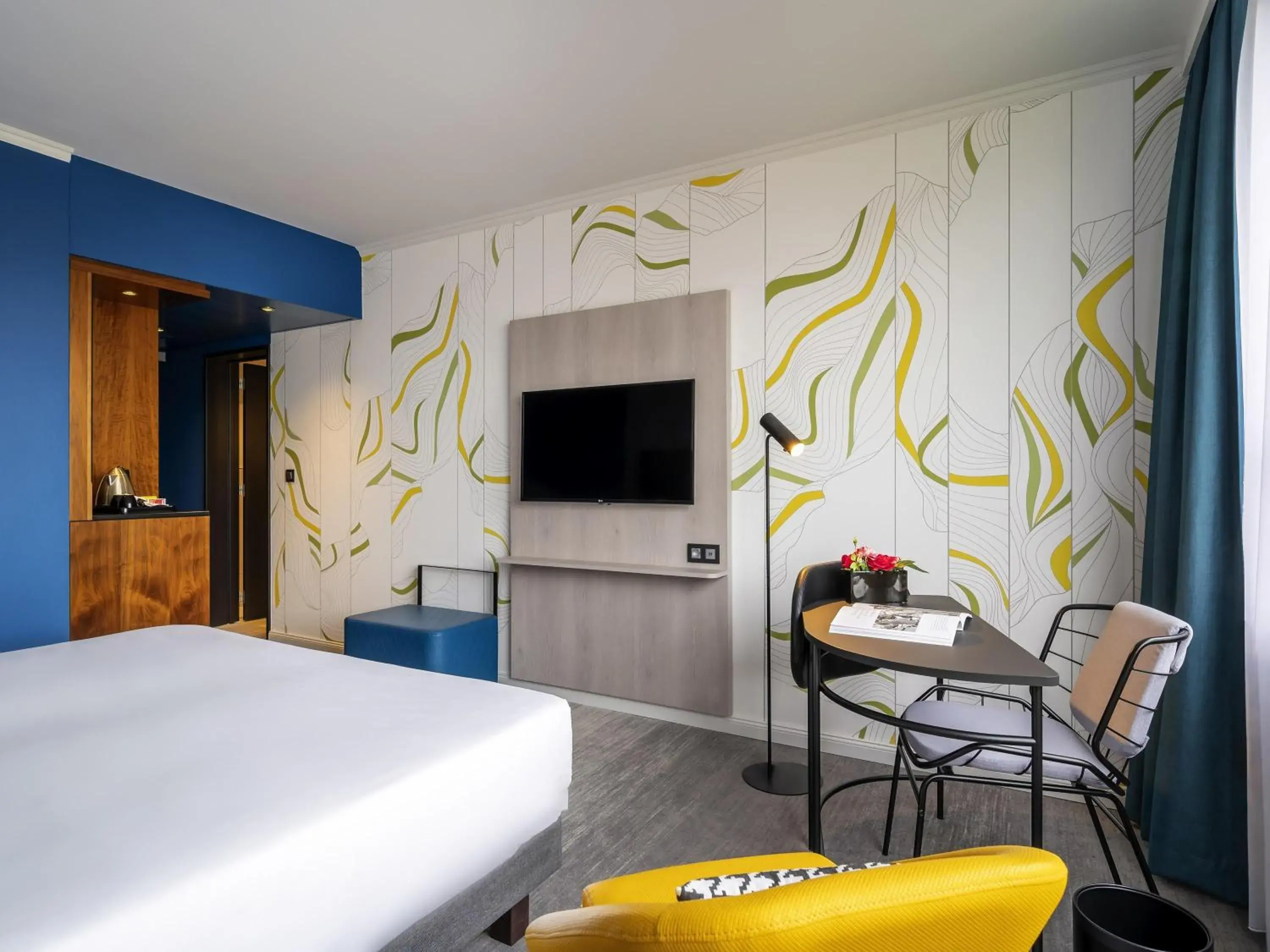 Bedroom, Bed in Maek Hotel Antwerp Central - Handwritten Collection Bedroom, Bed in Maek Hotel Antwerp Central - Handwritten Collection