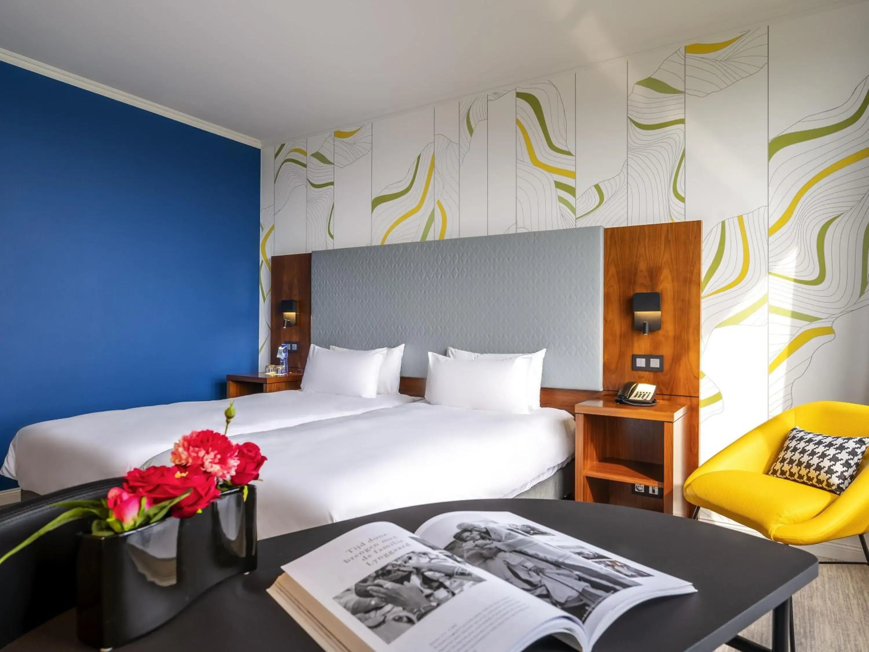 Bedroom, Bed in Maek Hotel Antwerp Central - Handwritten Collection Bedroom, Bed in Maek Hotel Antwerp Central - Handwritten Collection