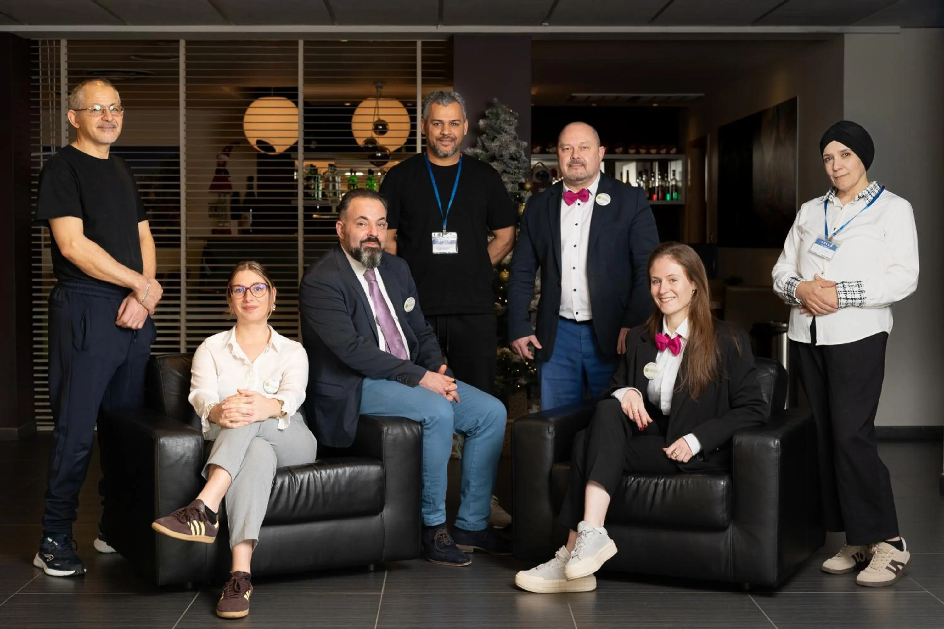 Lobby or reception in Hotel-Restaurant Horizon Ath-Lessines