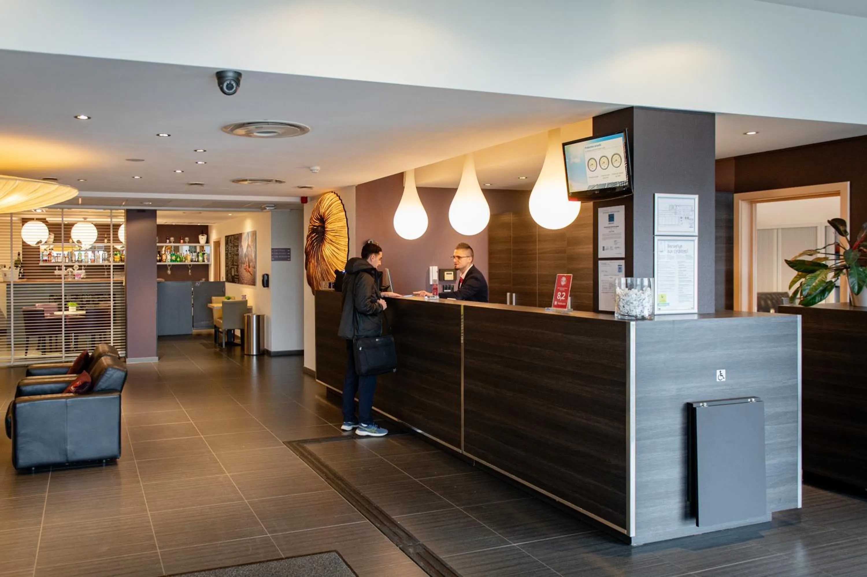 Lobby or reception in Hotel-Restaurant Horizon Ath-Lessines