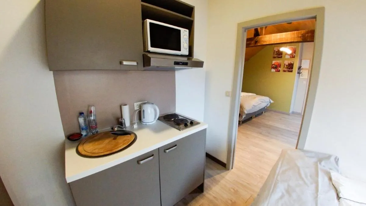 Kitchen or kitchenette, Bed in B&B Ter Gracht
