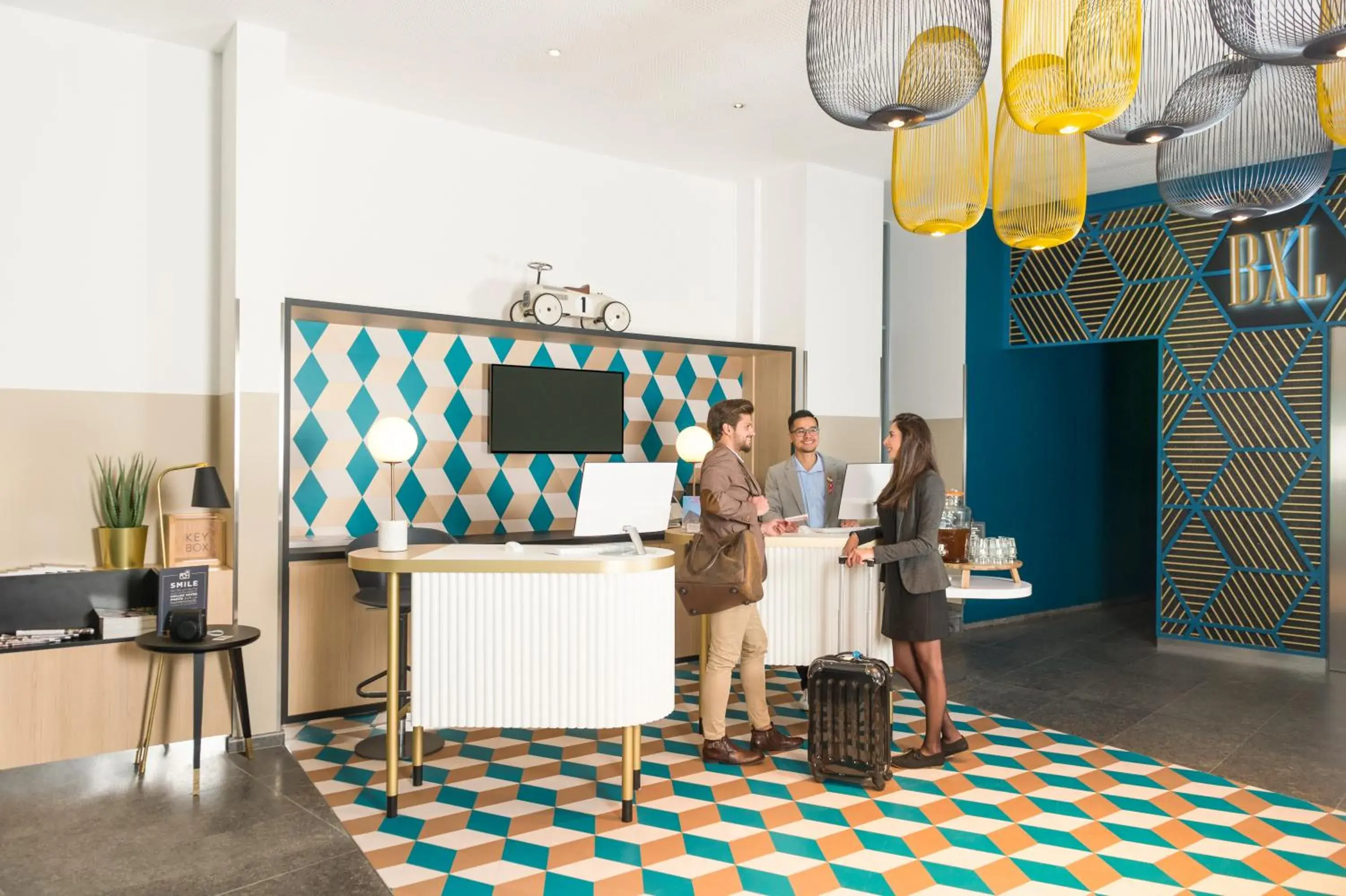 Lobby or reception in Aparthotel Adagio Brussels Grand Place Lobby or reception in Aparthotel Adagio Brussels Grand Place