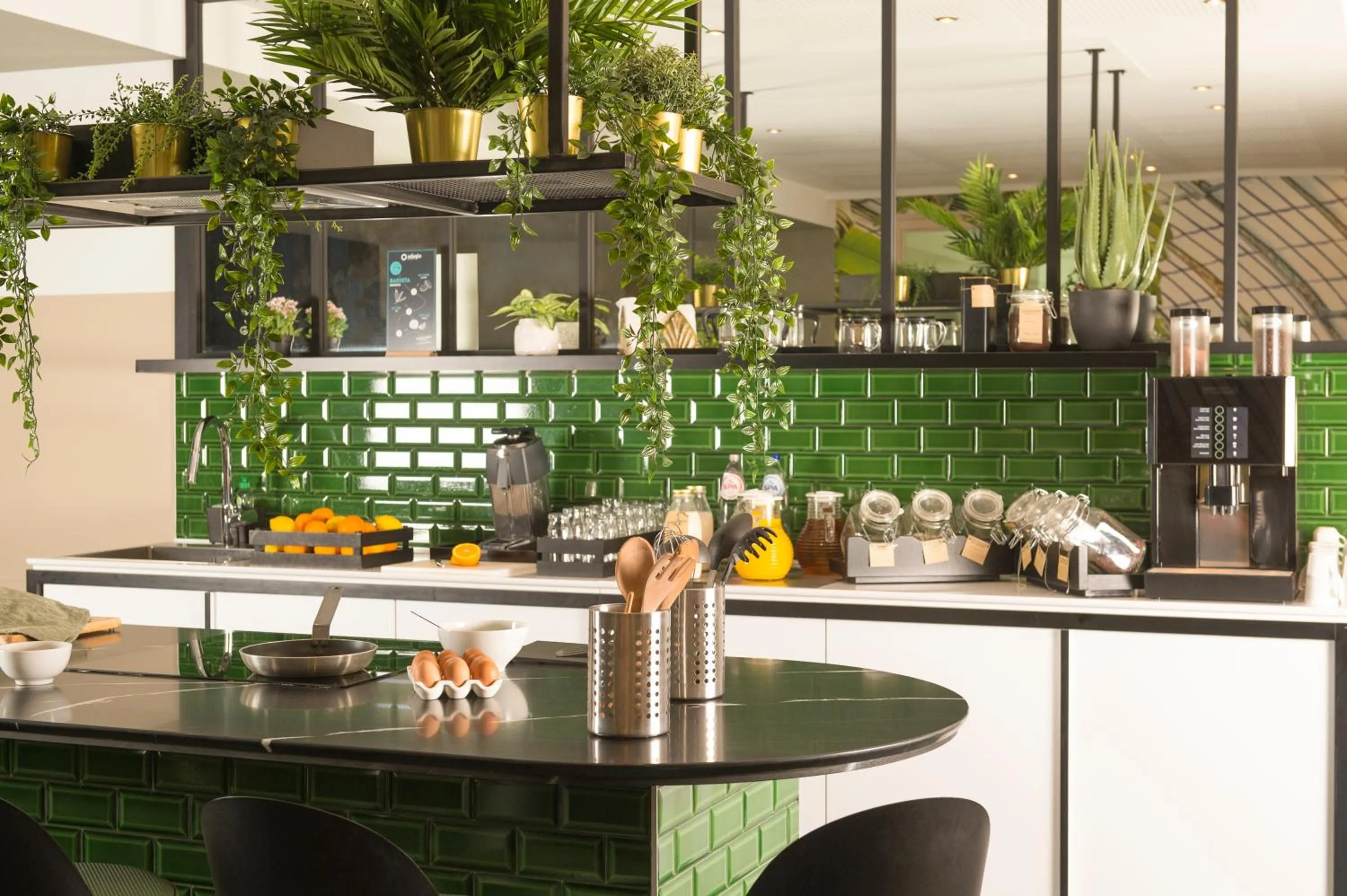 Breakfast in Aparthotel Adagio Brussels Grand Place