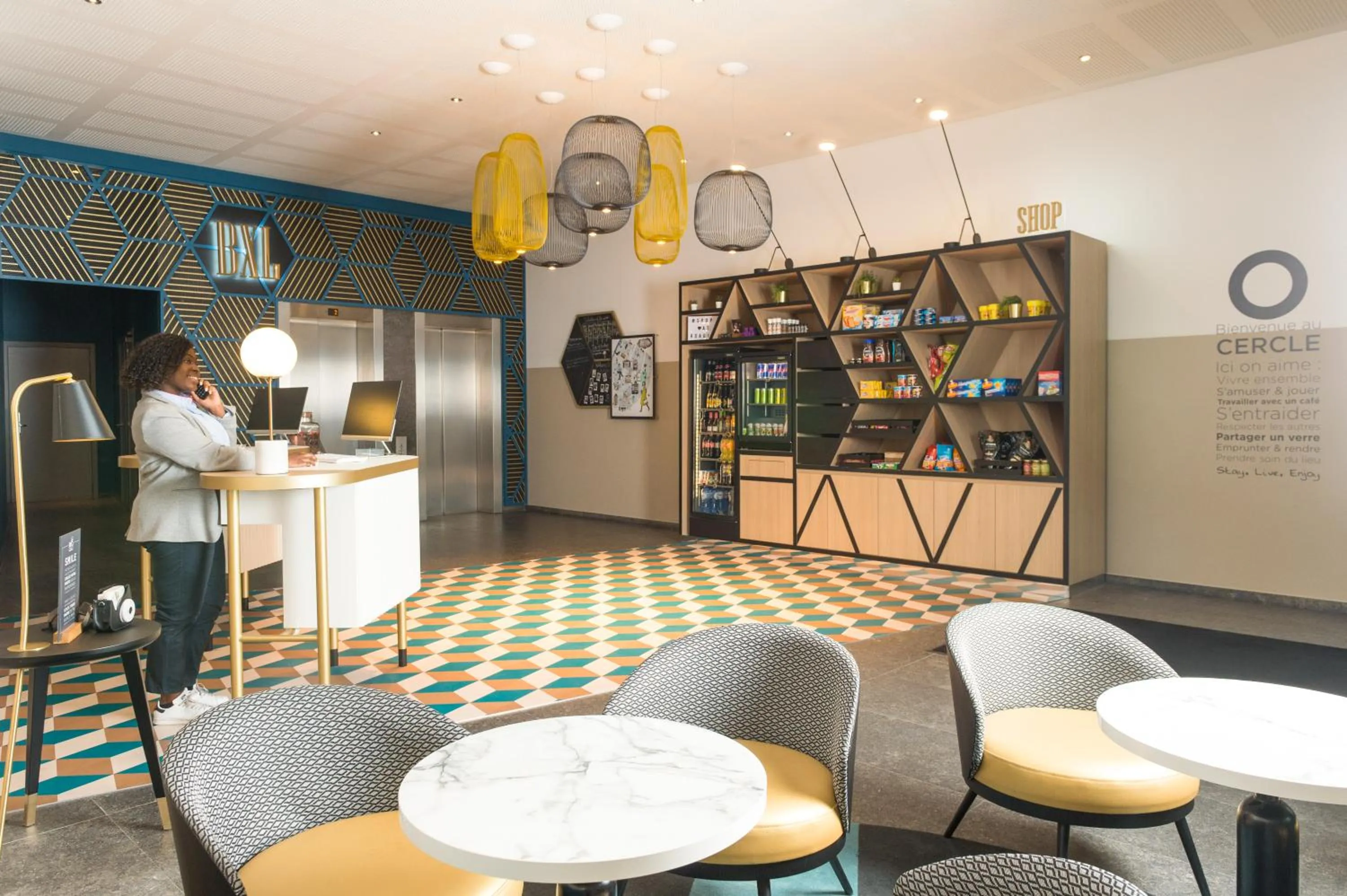 Living room in Aparthotel Adagio Brussels Grand Place