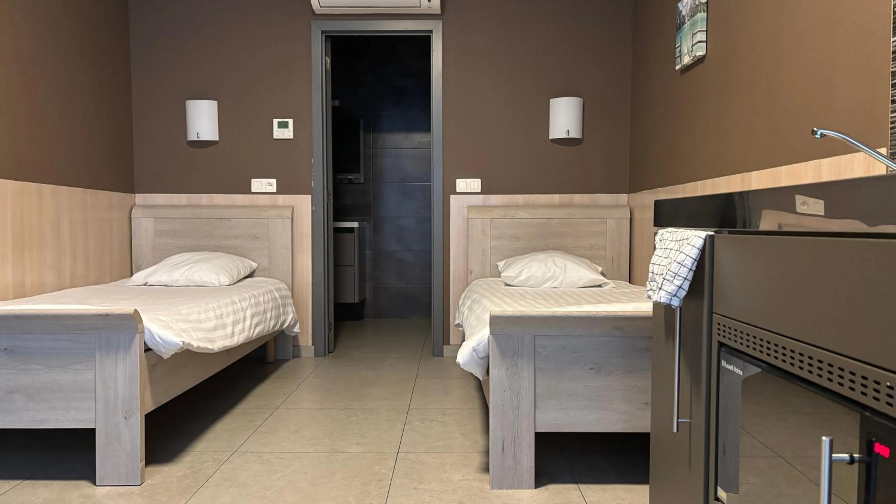 Bed in Hotel La Louve