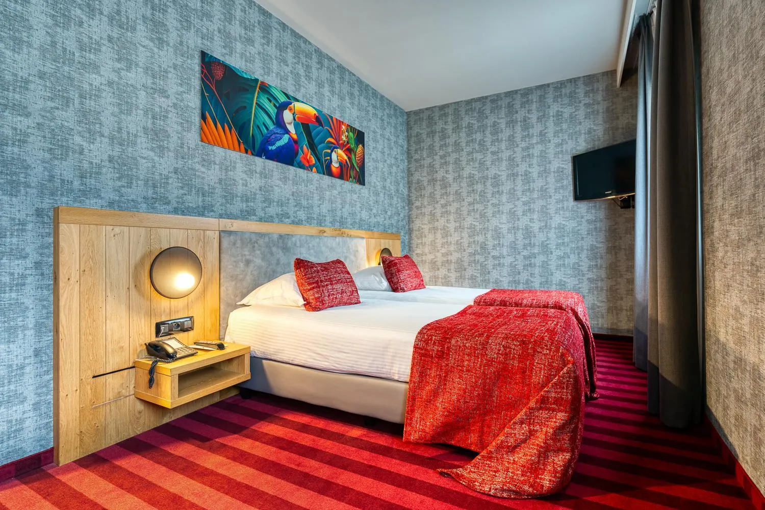 Bed in Hotel Verviers Van der Valk