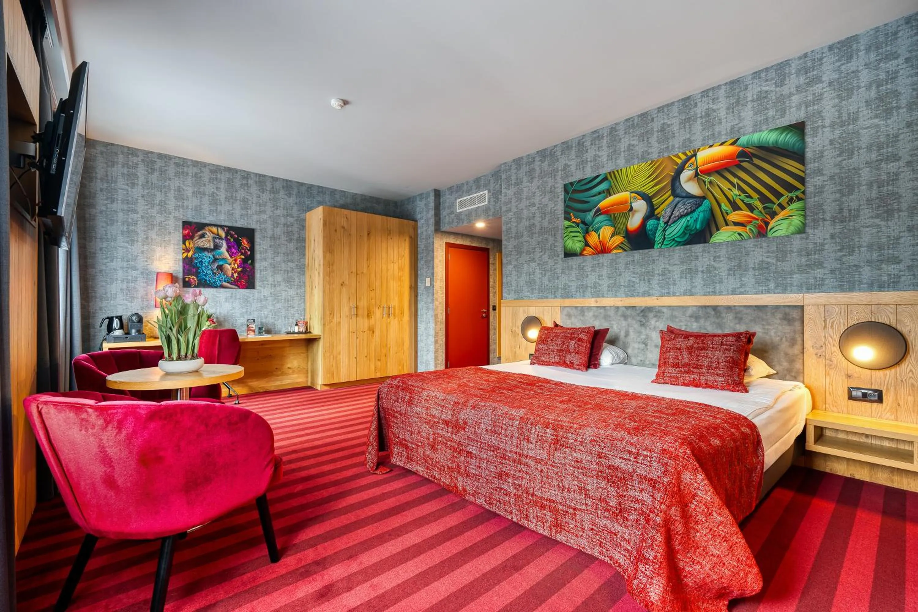 Bedroom, Bed in Hotel Verviers Van der Valk