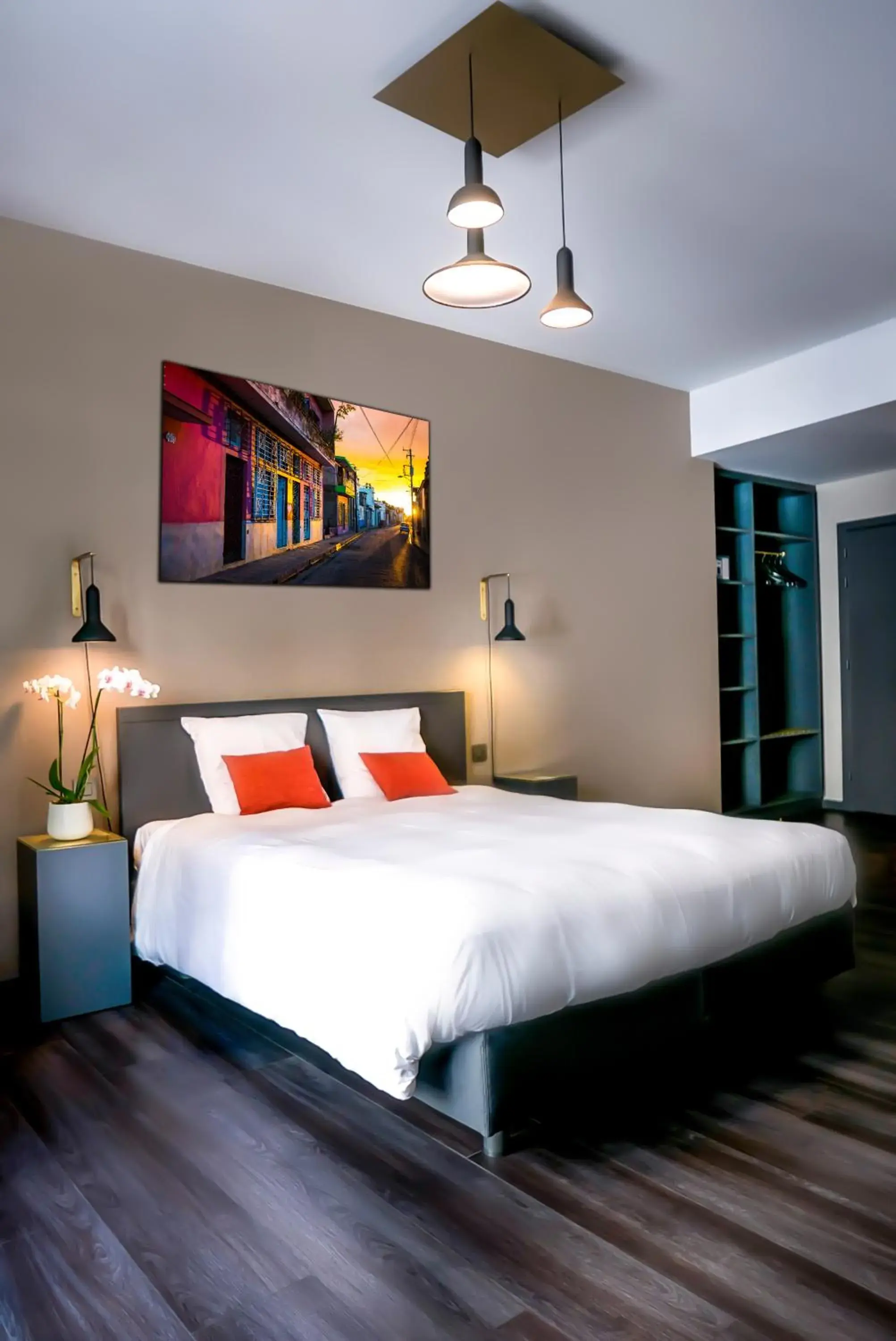 Photo of the whole room, Bed in Atlas Hotel Brussels Photo of the whole room, Bed in Atlas Hotel Brussels