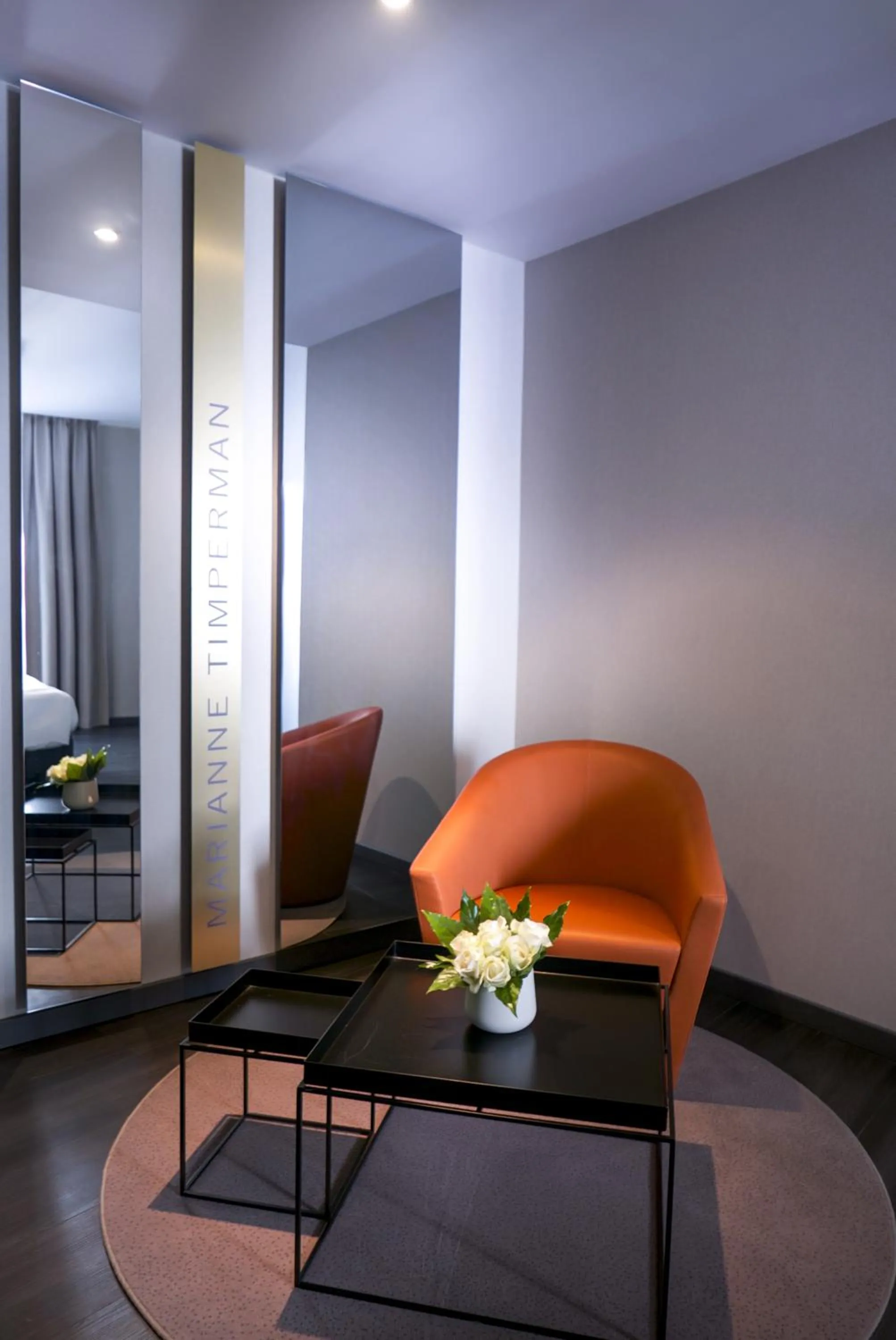 Seating area in Atlas Hotel Brussels