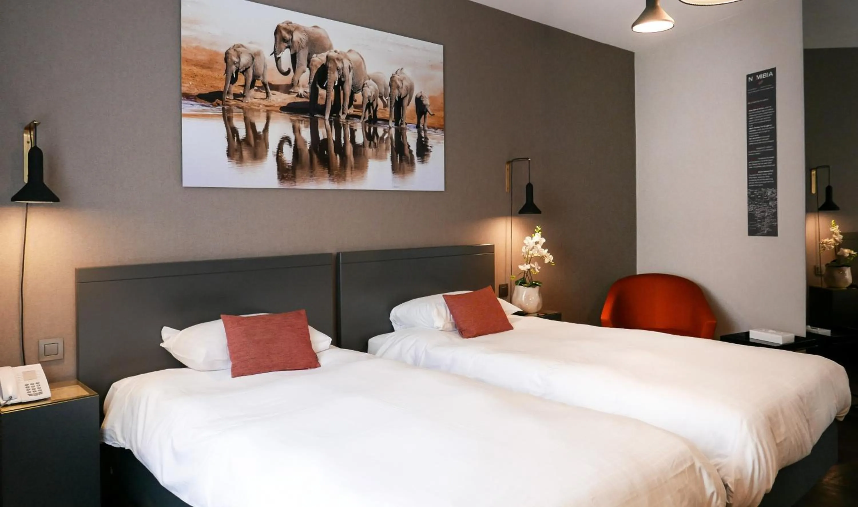 Photo of the whole room, Bed in Atlas Hotel Brussels