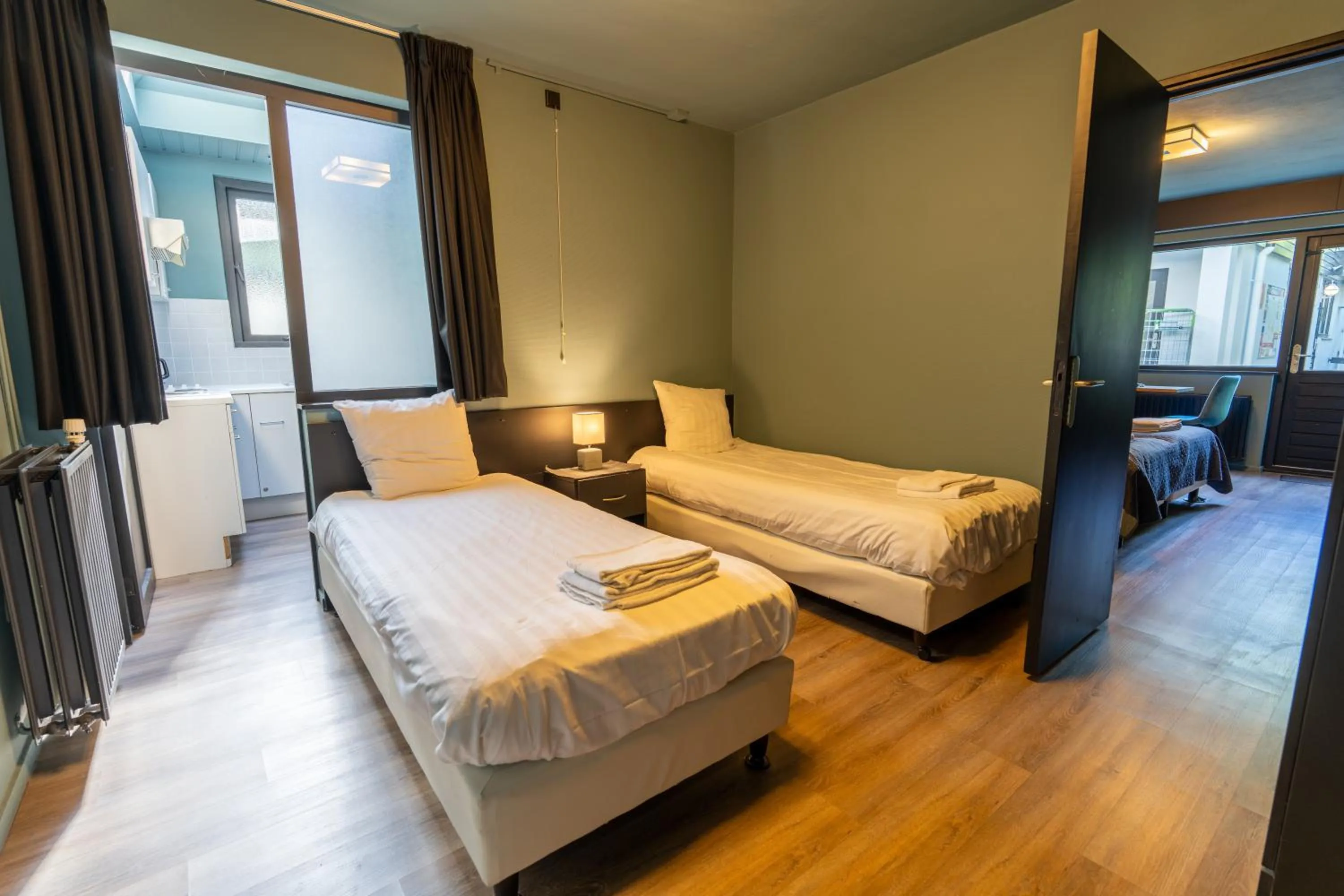 Bed in Hotel Zee Bergen