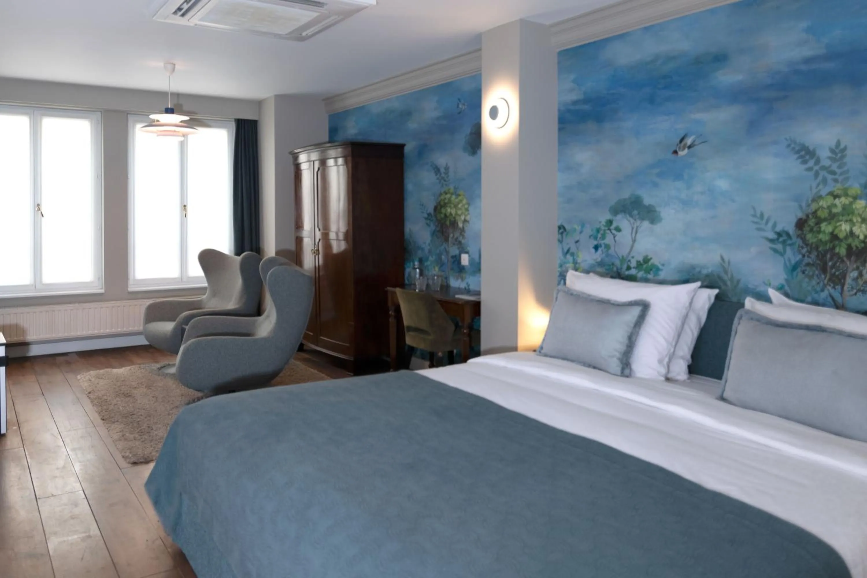 Bed in Hotel 'T Sandt