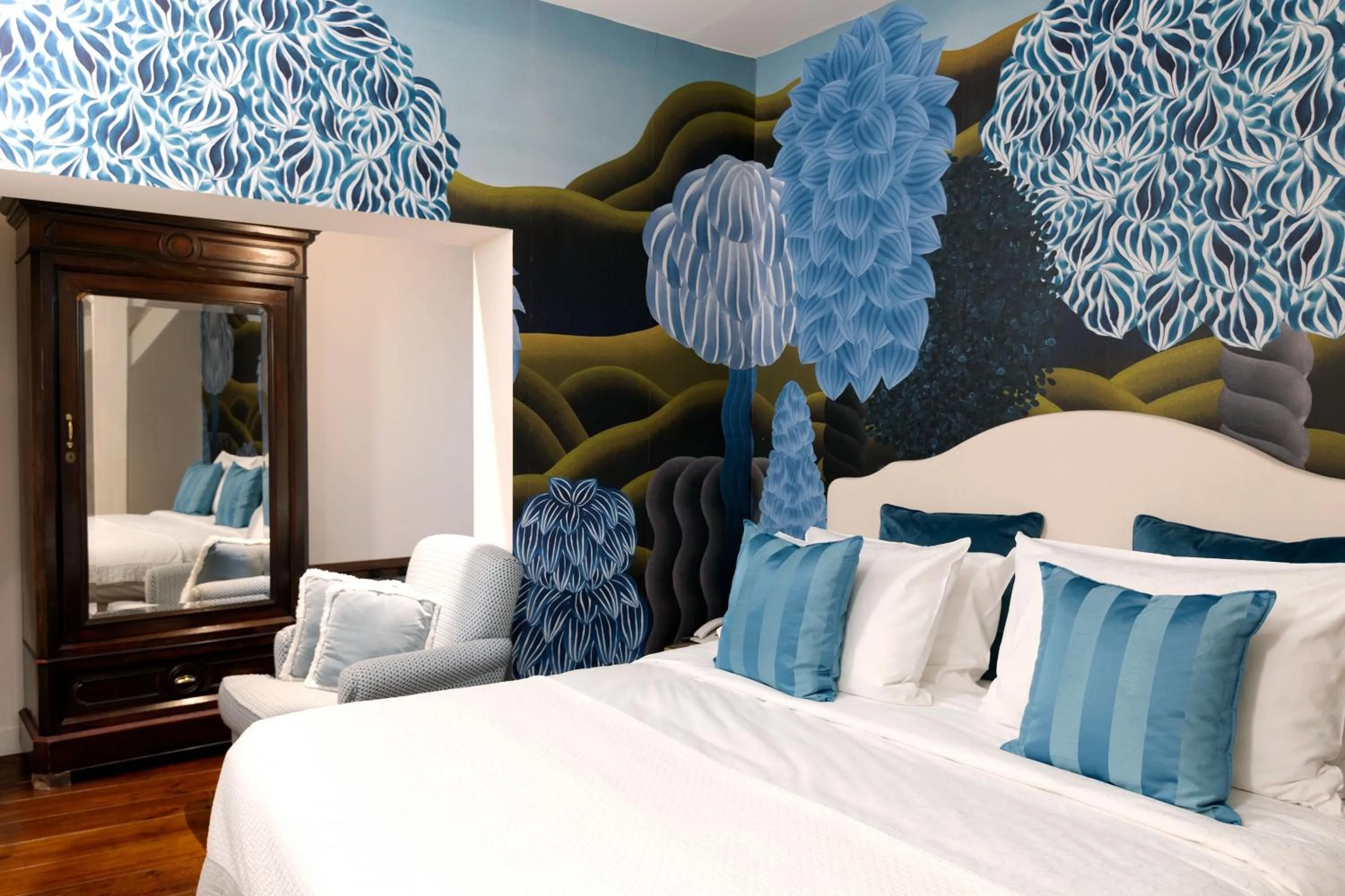 Bed in Hotel 'T Sandt