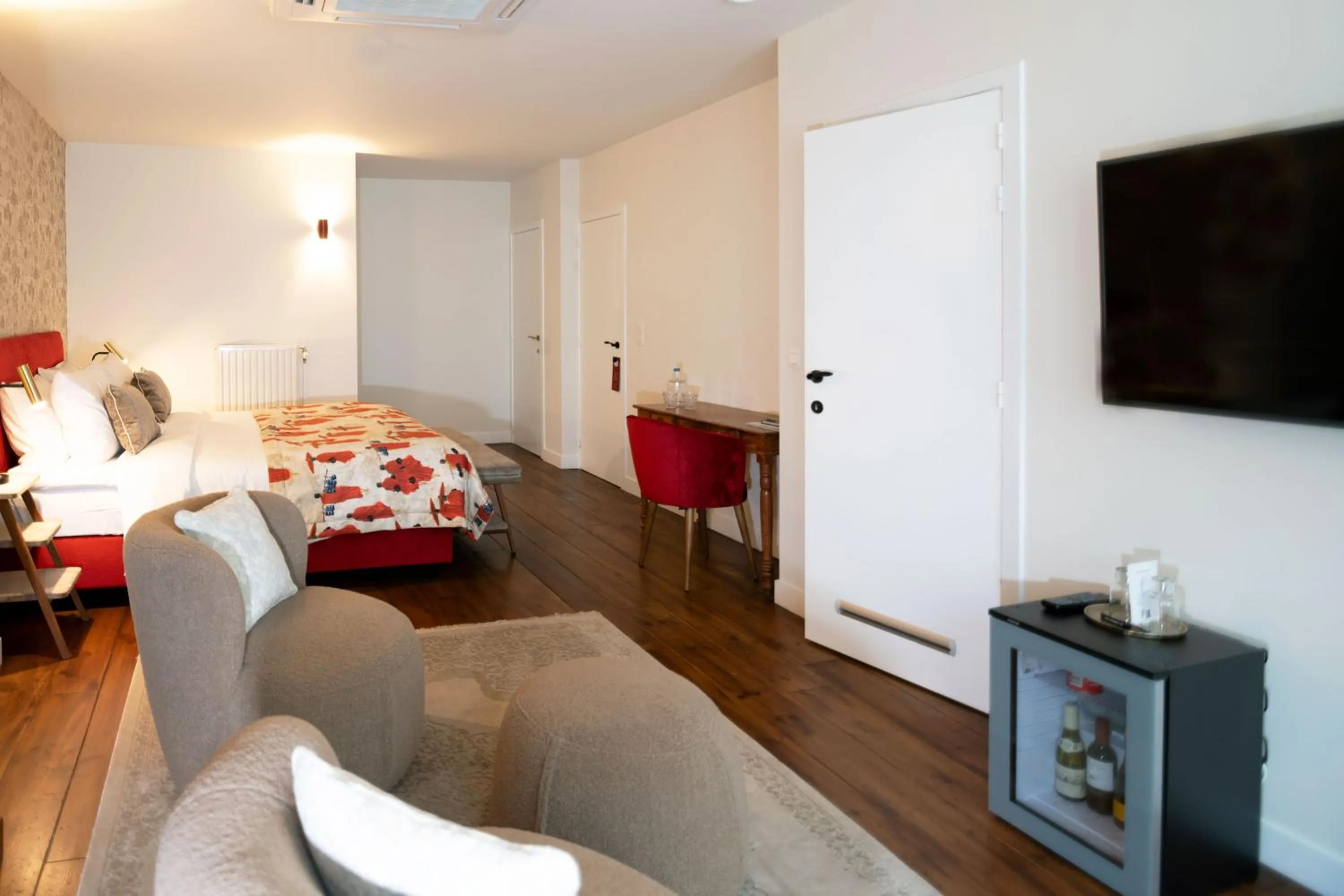 Bed in Hotel 'T Sandt