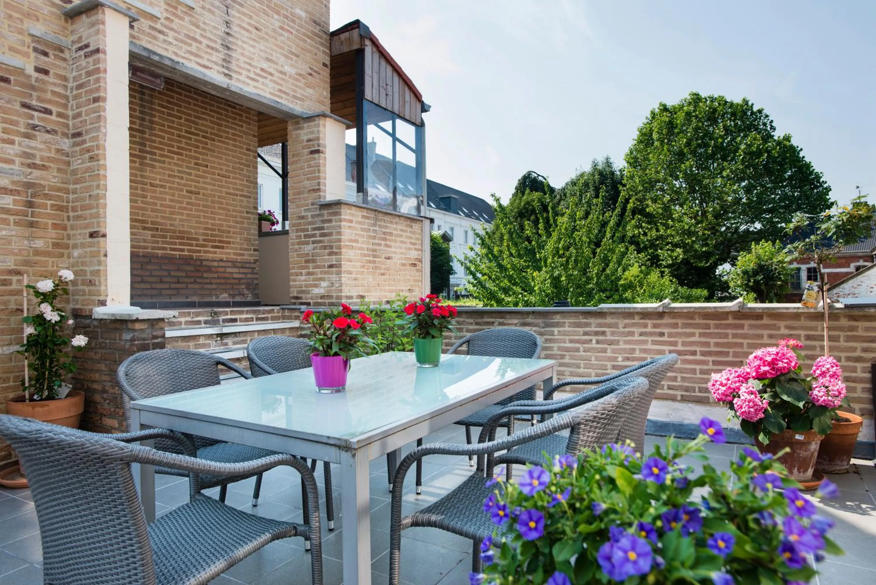 Balcony/Terrace in Parkhotel Gent Centrum