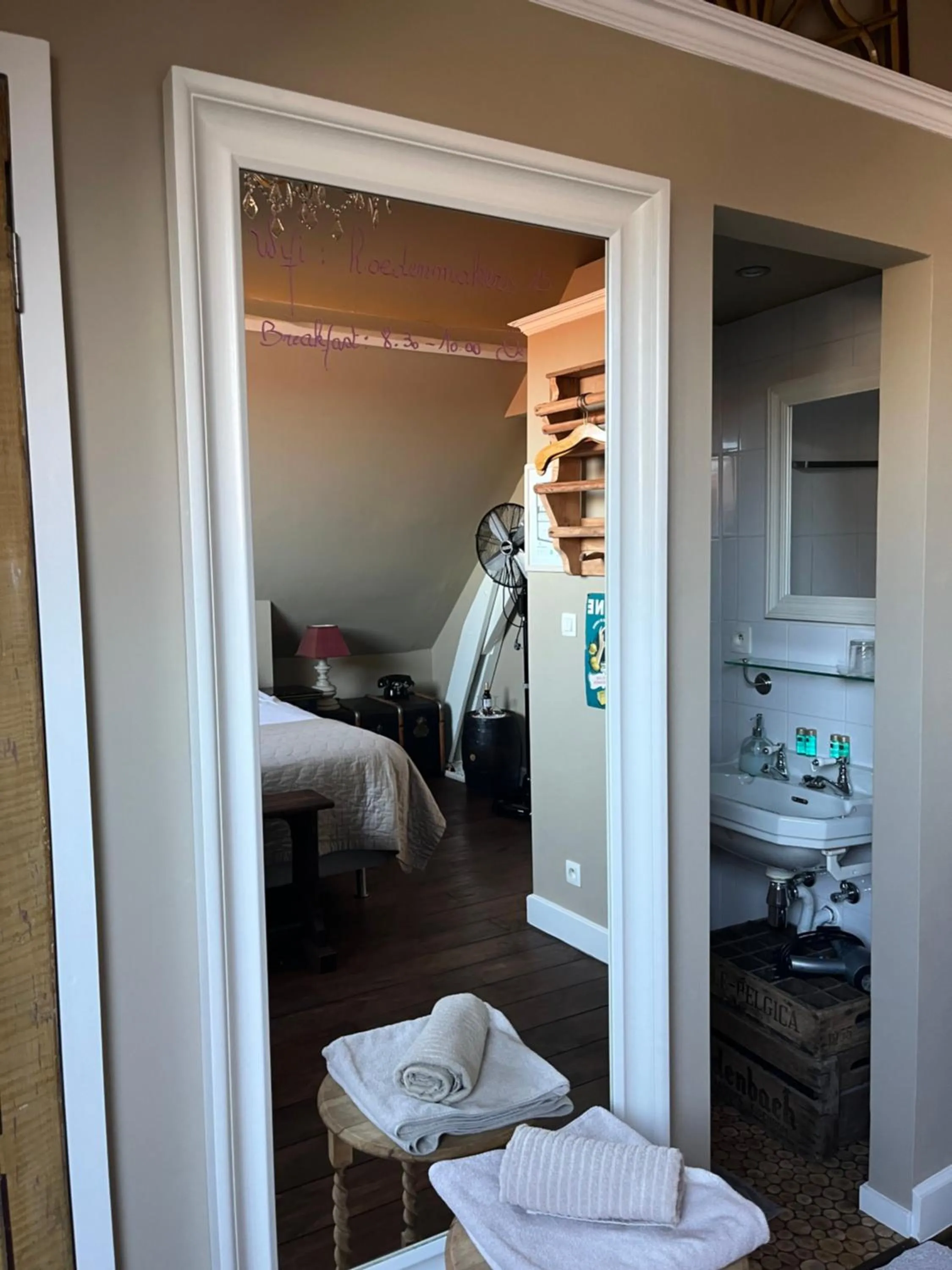 Bed in B&B Le flaneur