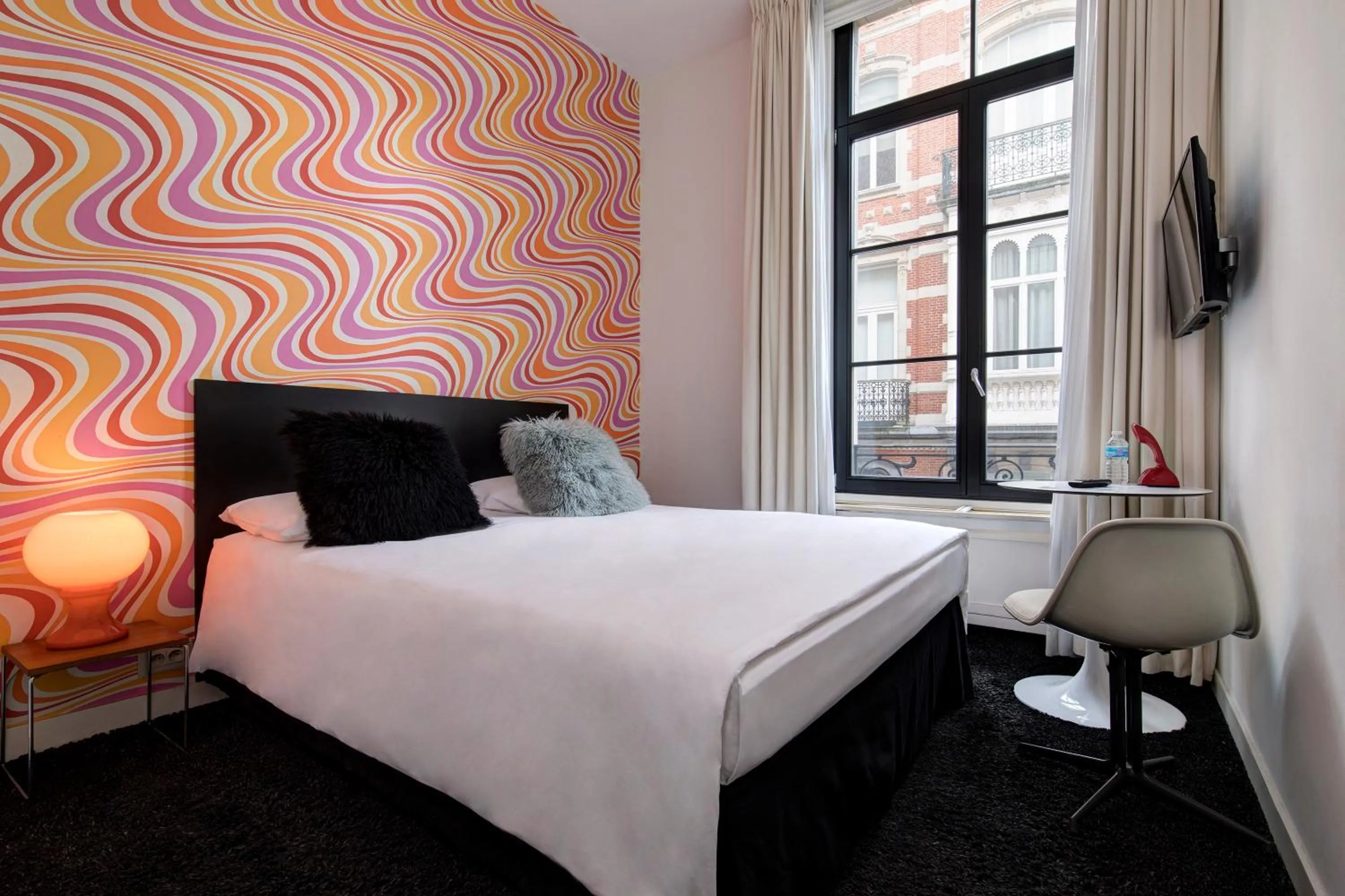 Bedroom, Bed in Vintage Hotel Brussels