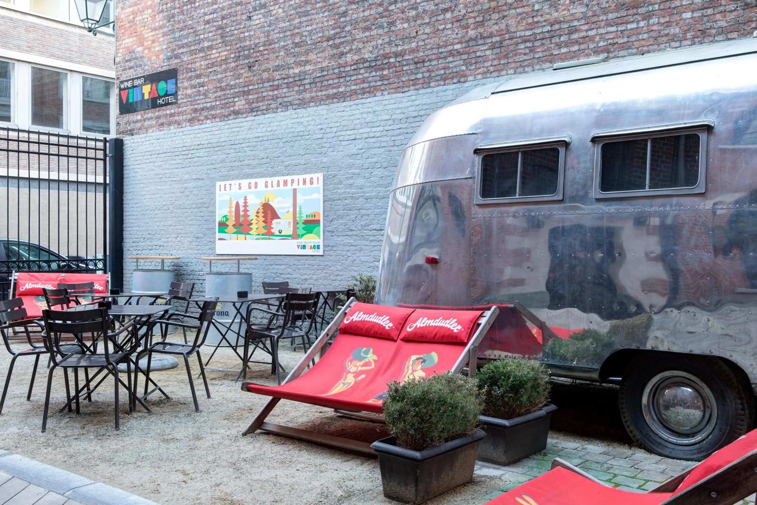 Patio in Vintage Hotel Brussels