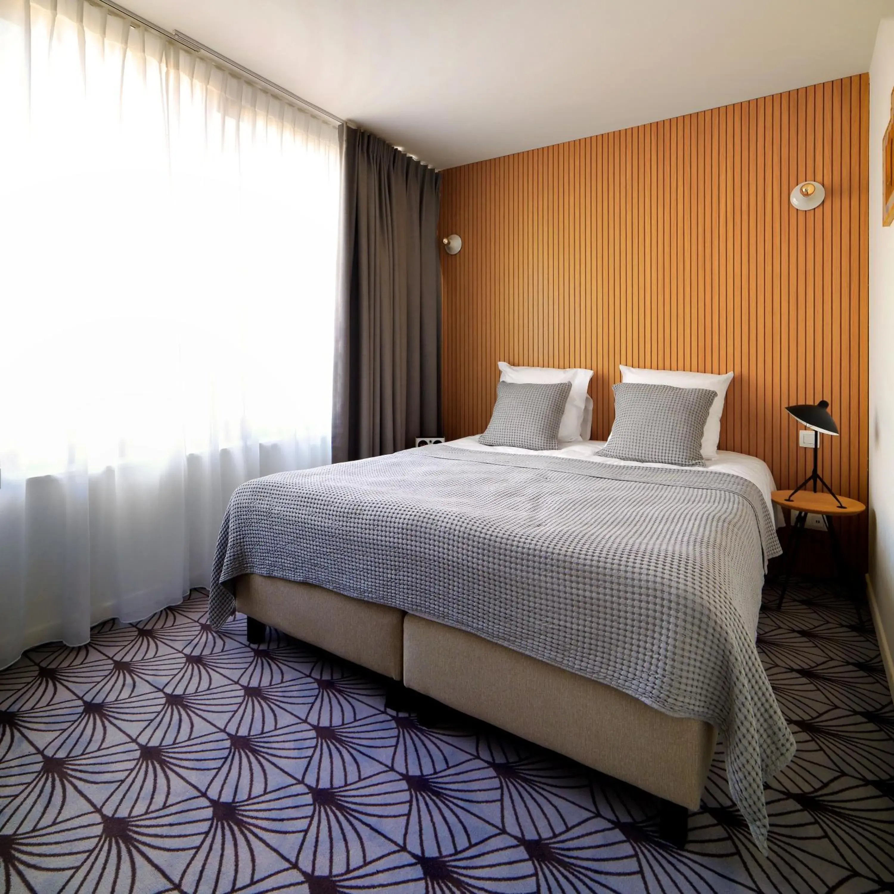 Bed in Vintage Hotel Brussels Bed in Vintage Hotel Brussels