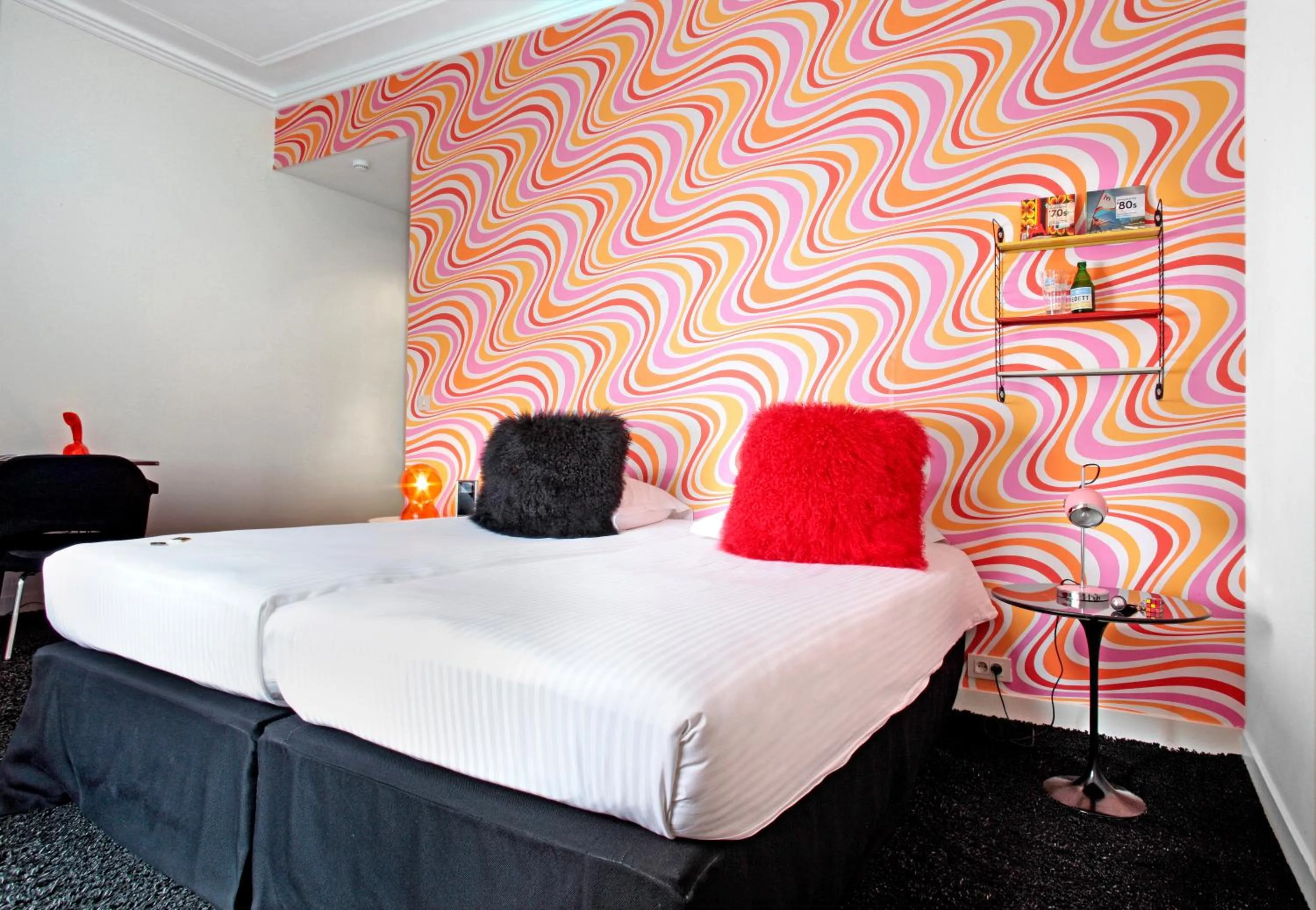 Bed in Vintage Hotel Brussels