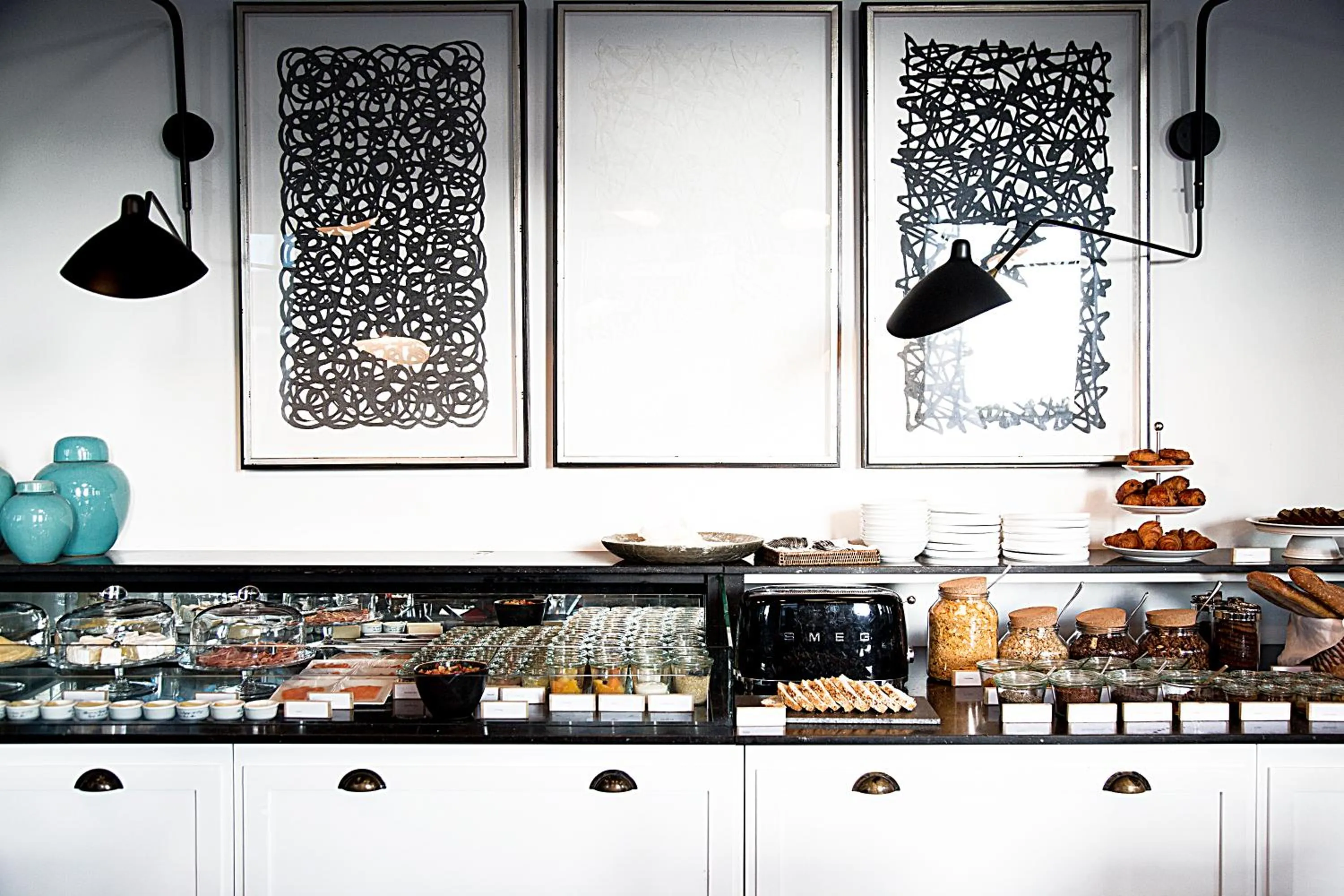 Buffet breakfast in Hotel Les Nuits