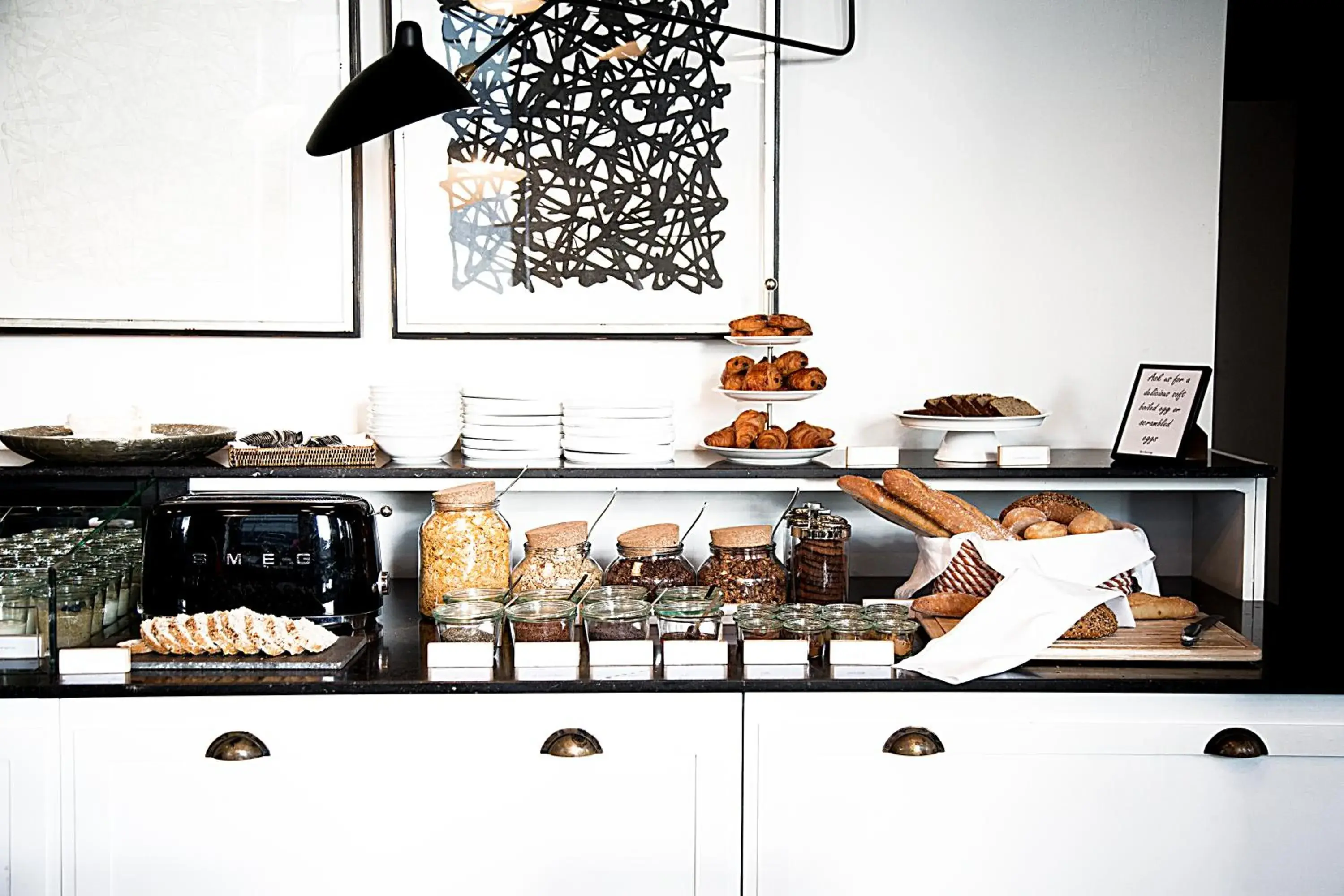 Buffet breakfast in Hotel Les Nuits Buffet breakfast in Hotel Les Nuits