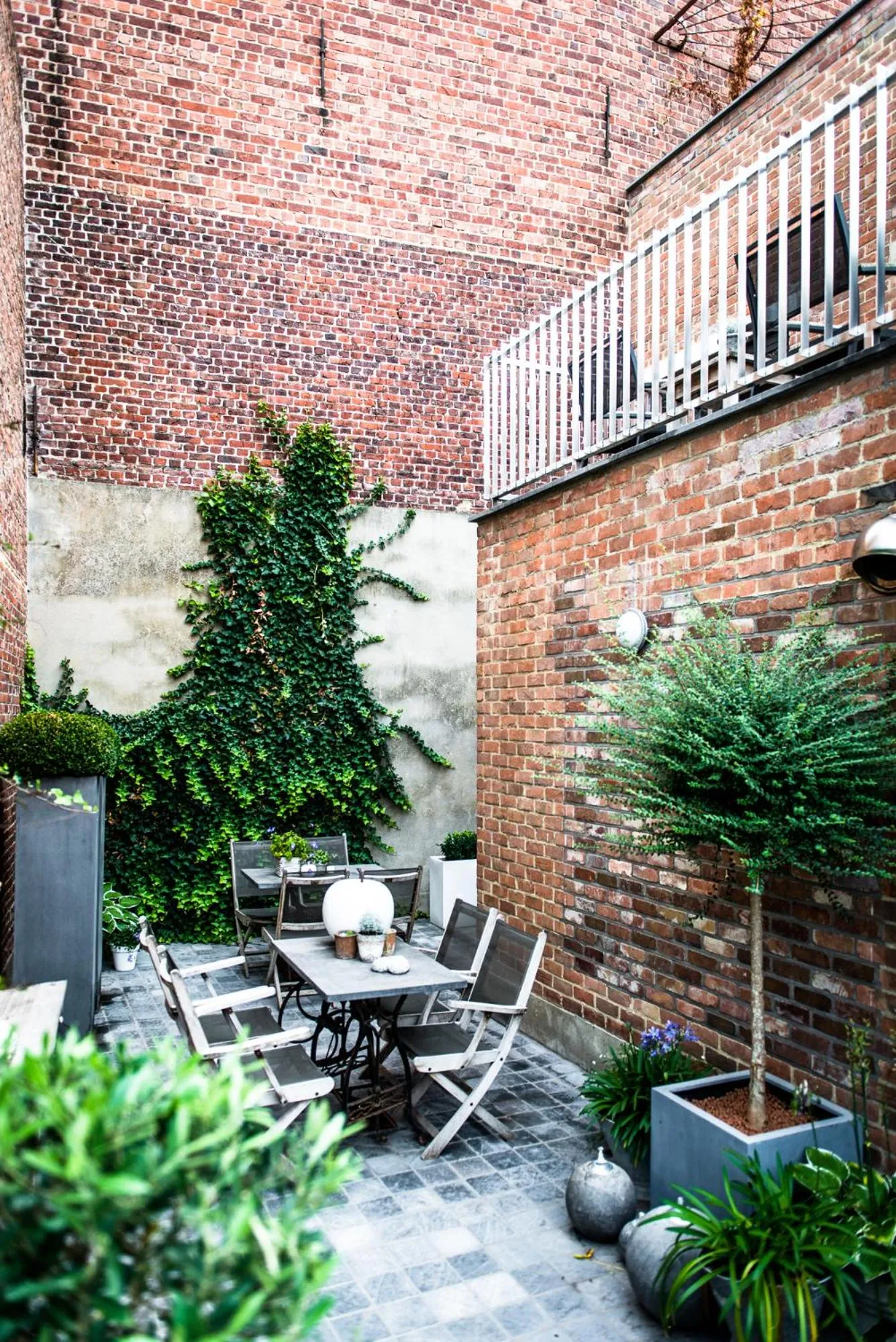 Patio in Hotel de la Paix