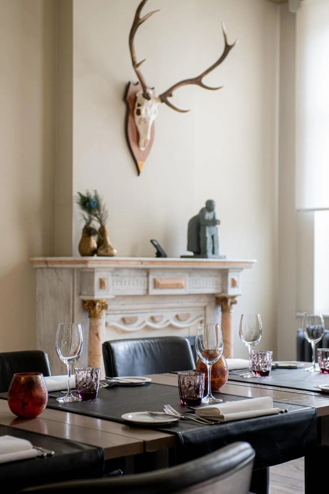 Decorative detail in Hostellerie De Biek