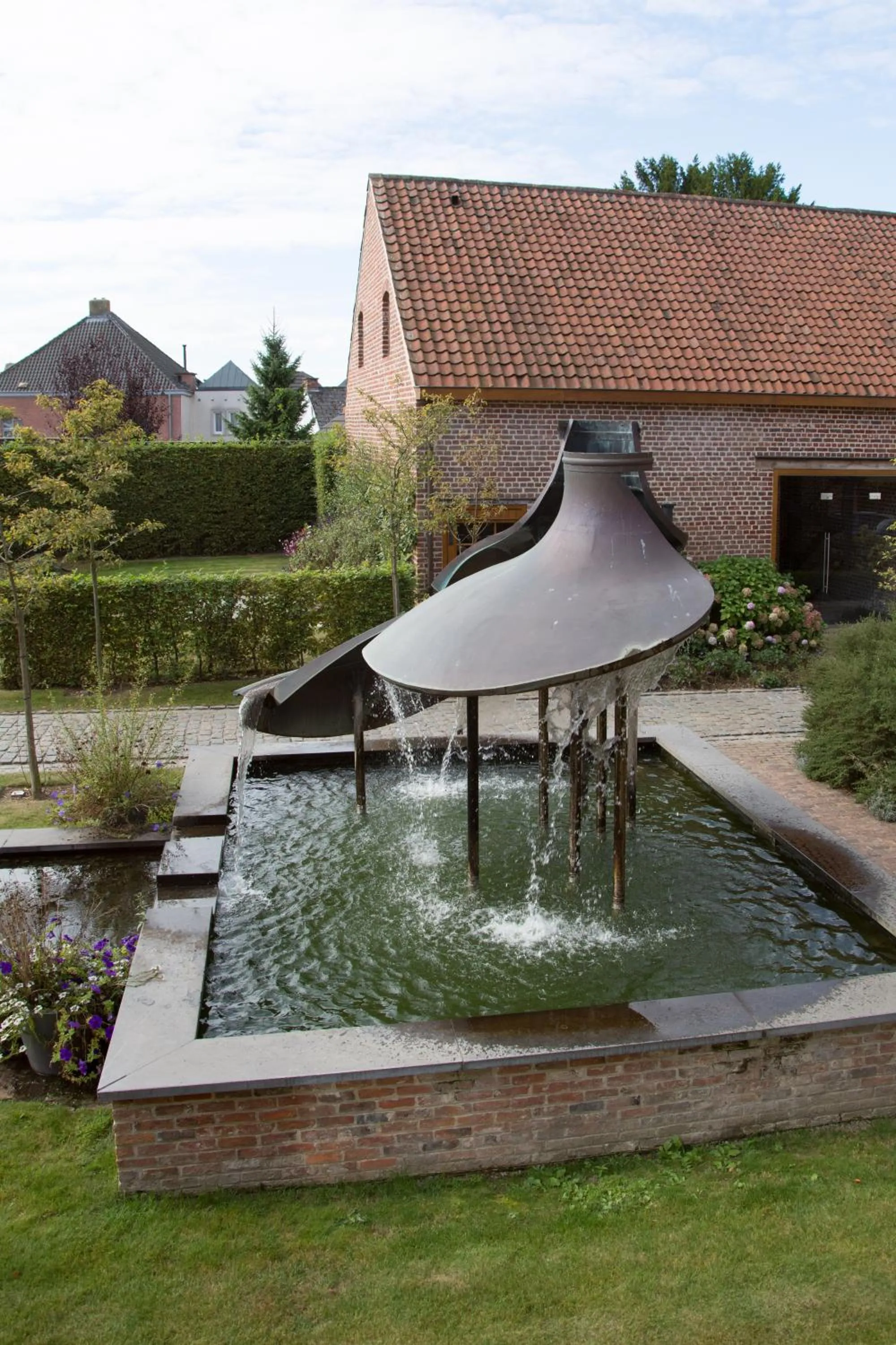 Decorative detail in Hostellerie De Biek