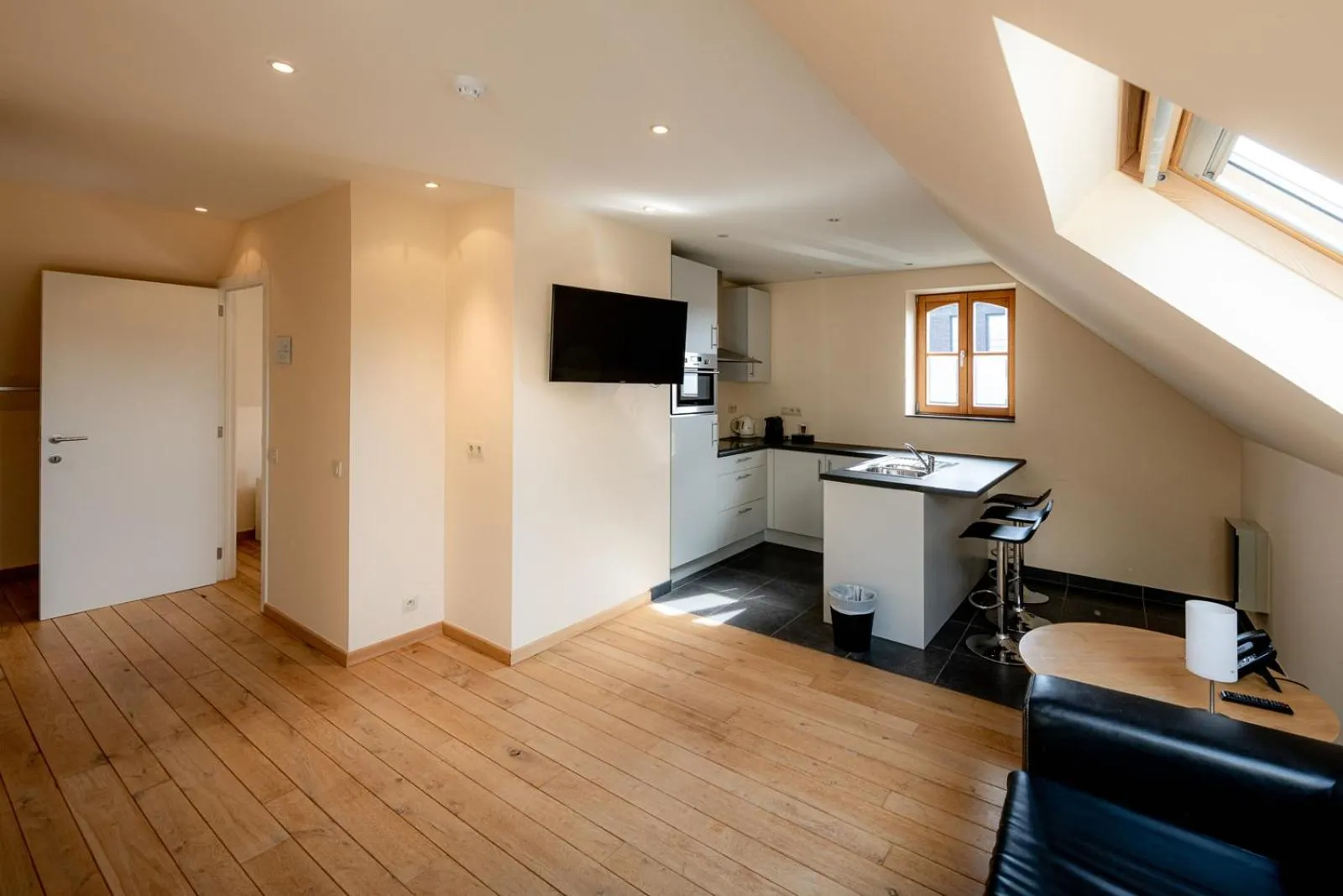 Kitchen or kitchenette in Hostellerie De Biek