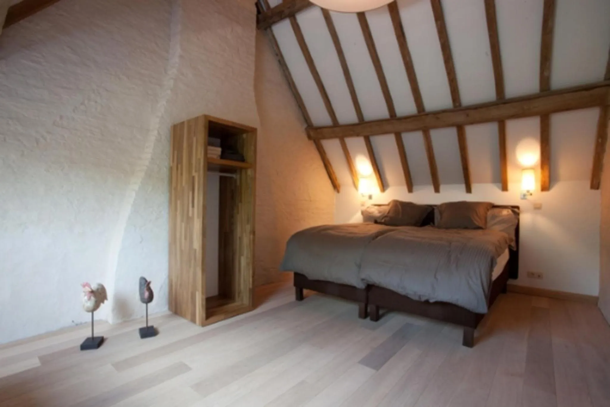 Bed in Hostellerie Hof Ter Doest