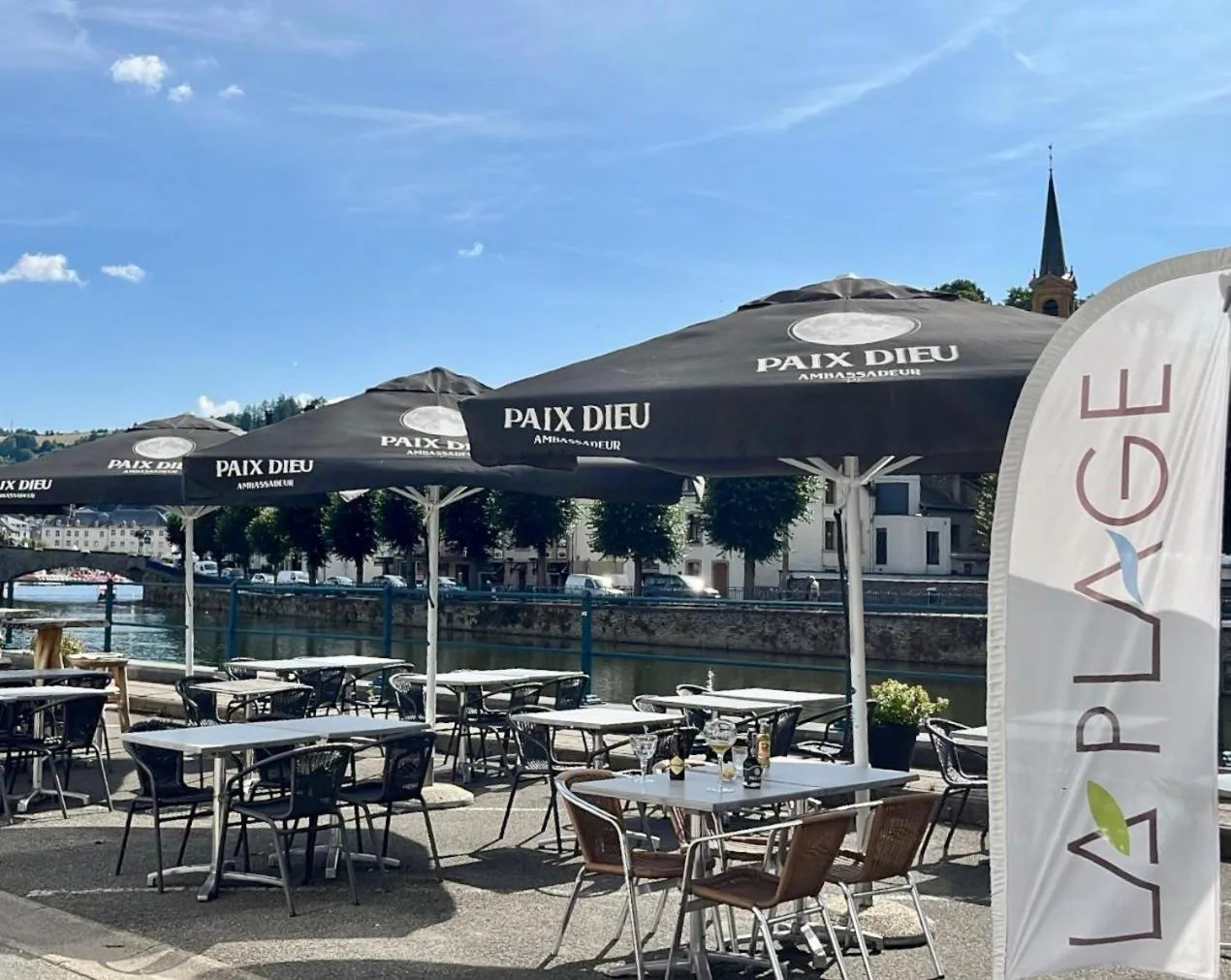 Patio in Hotel LA PLAGE