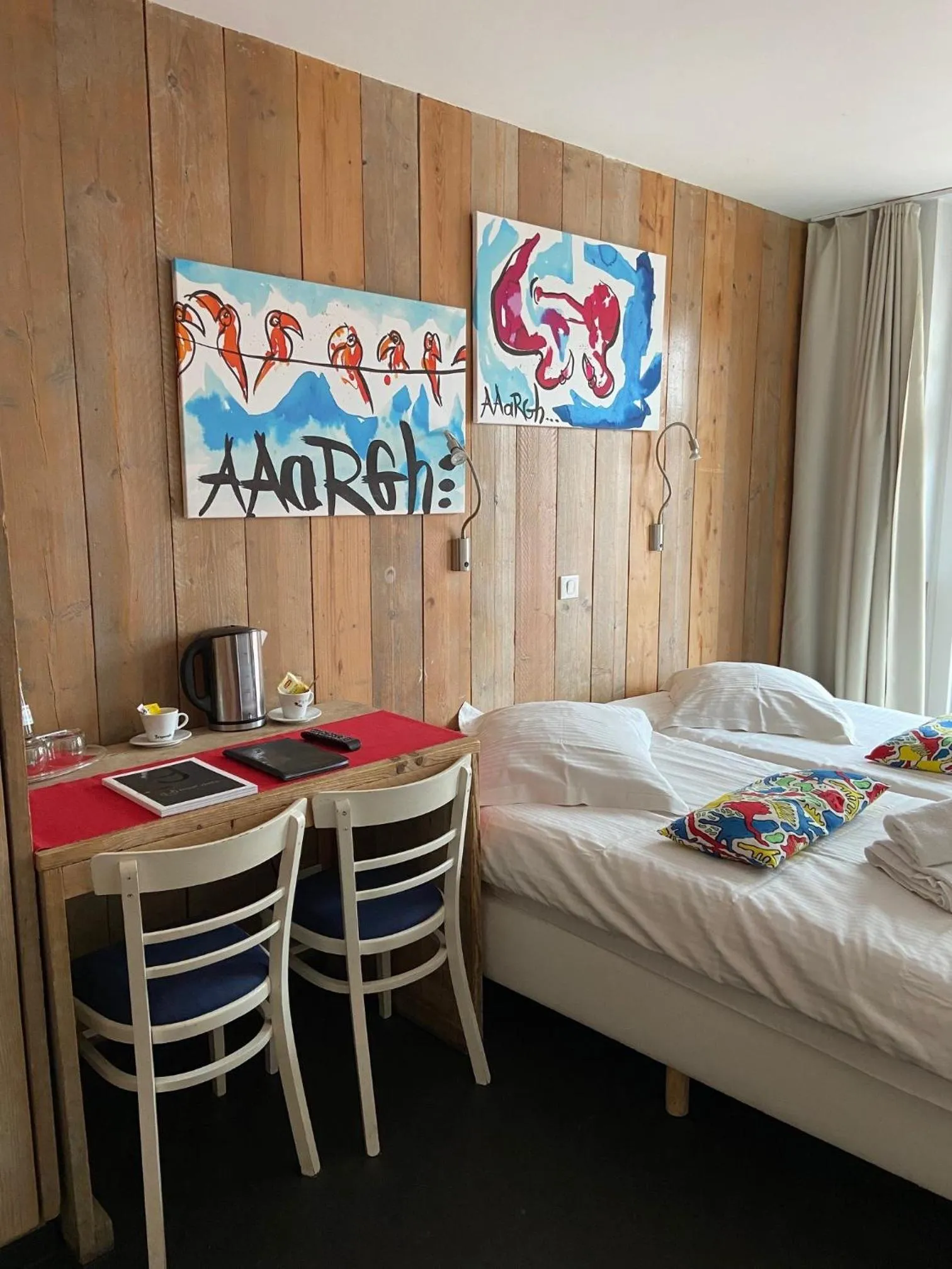 Bed in Hotel Aan Zee