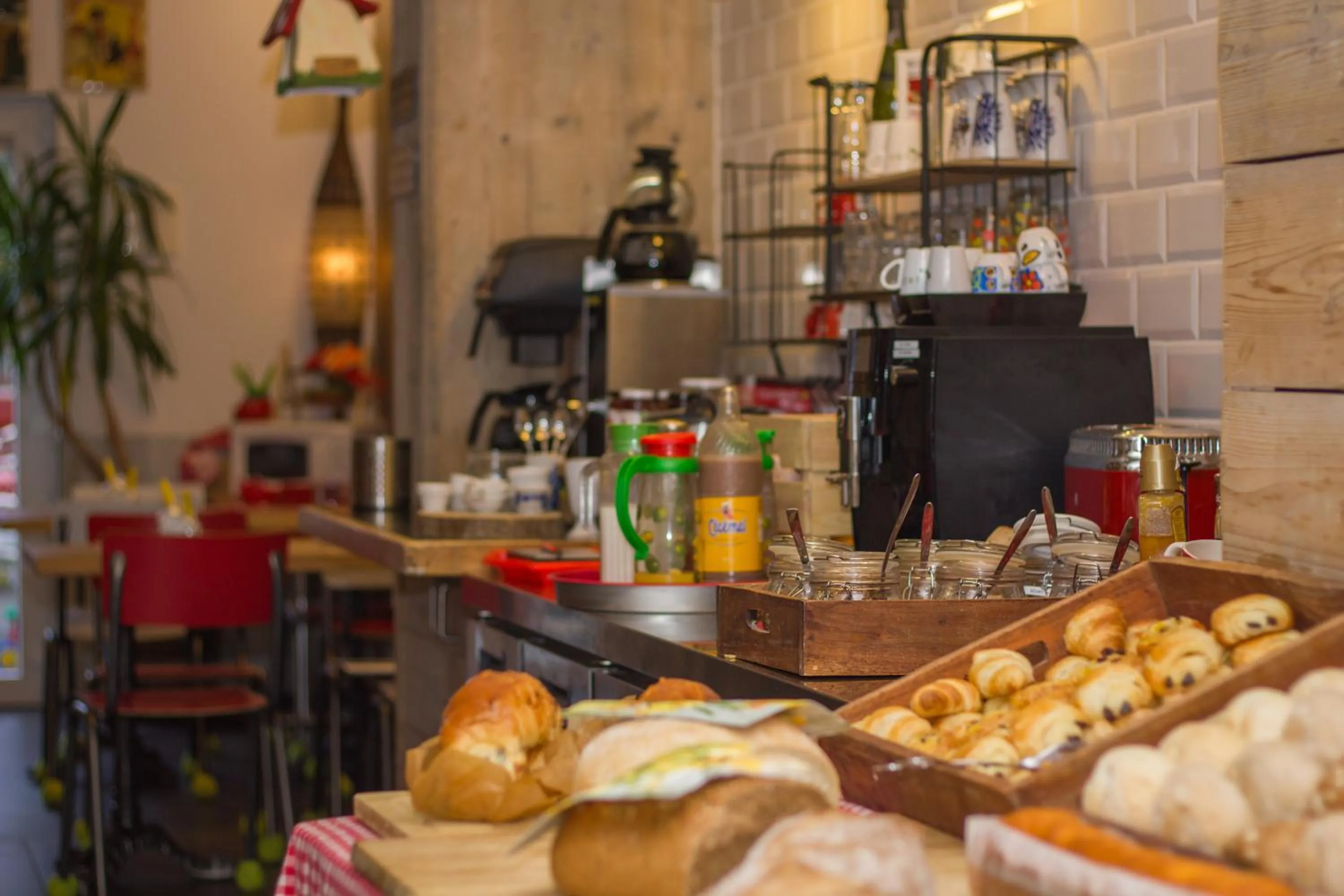 Continental breakfast in Hotel Aan Zee