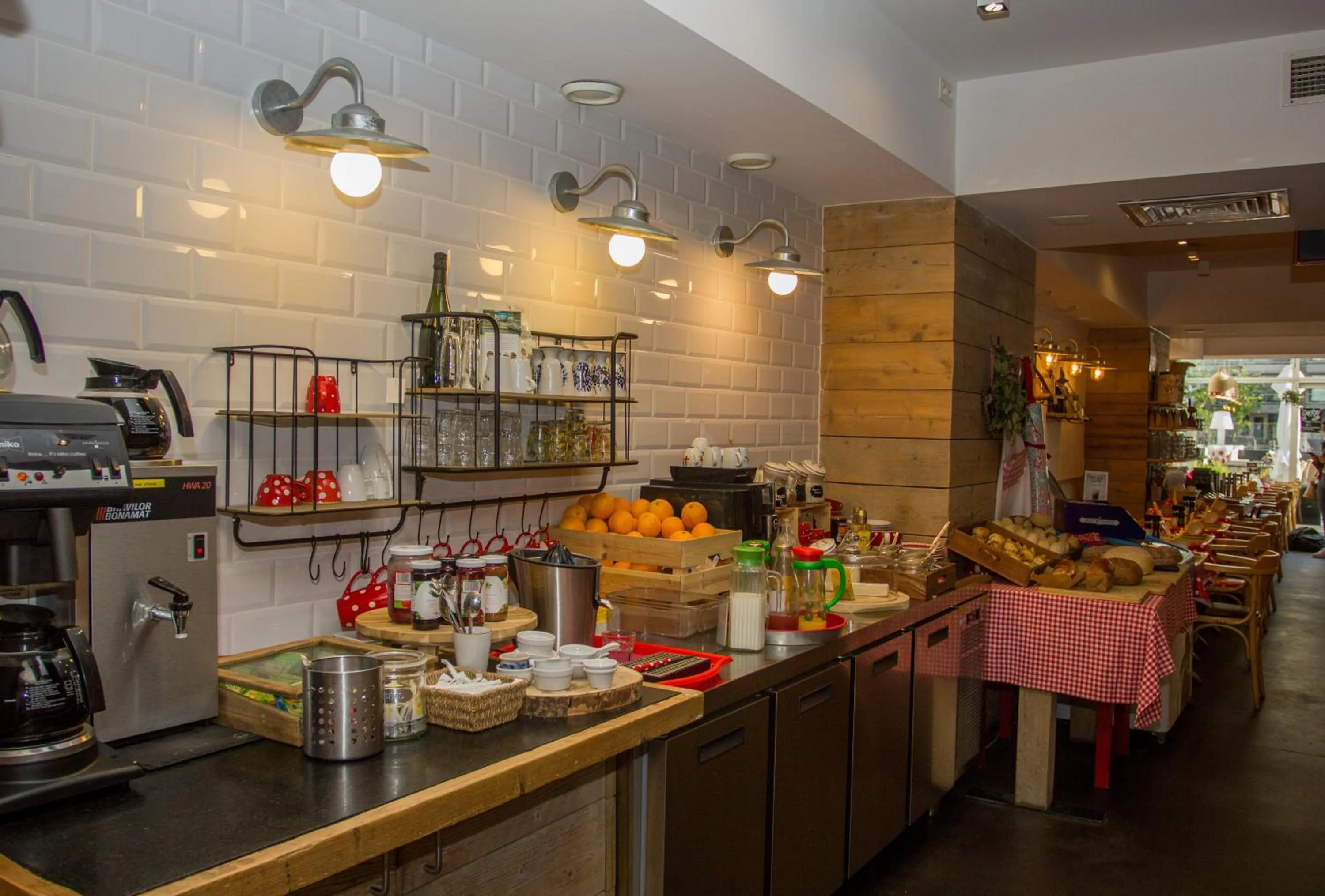 Buffet breakfast in Hotel Aan Zee