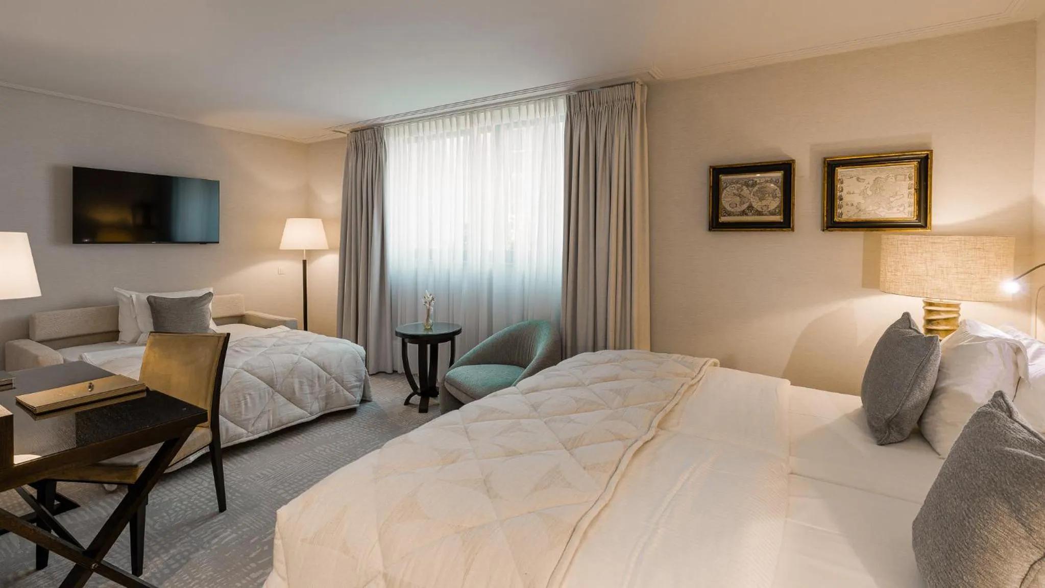 Bed in Grand Hotel Casselbergh