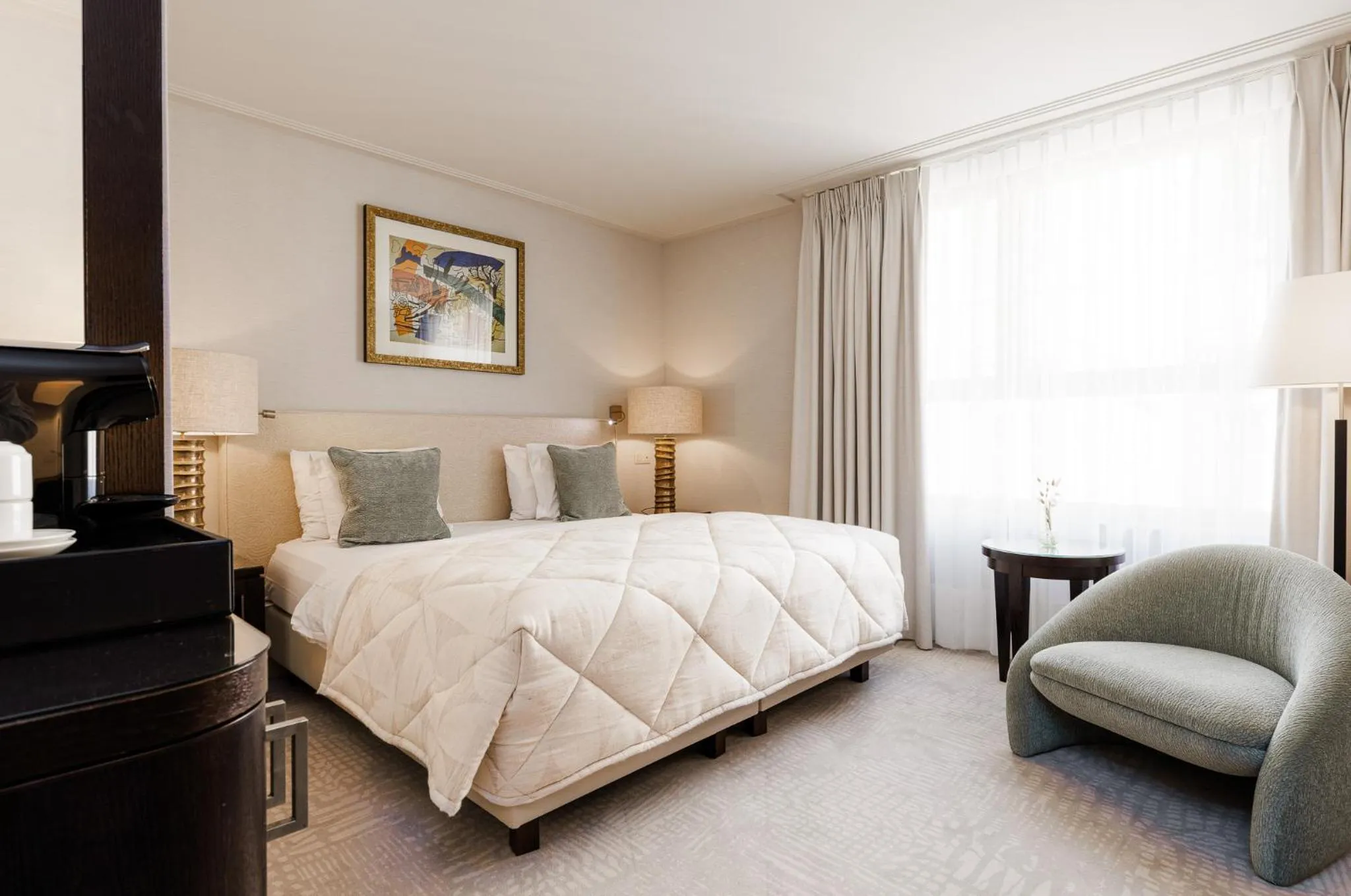 Bed in Grand Hotel Casselbergh