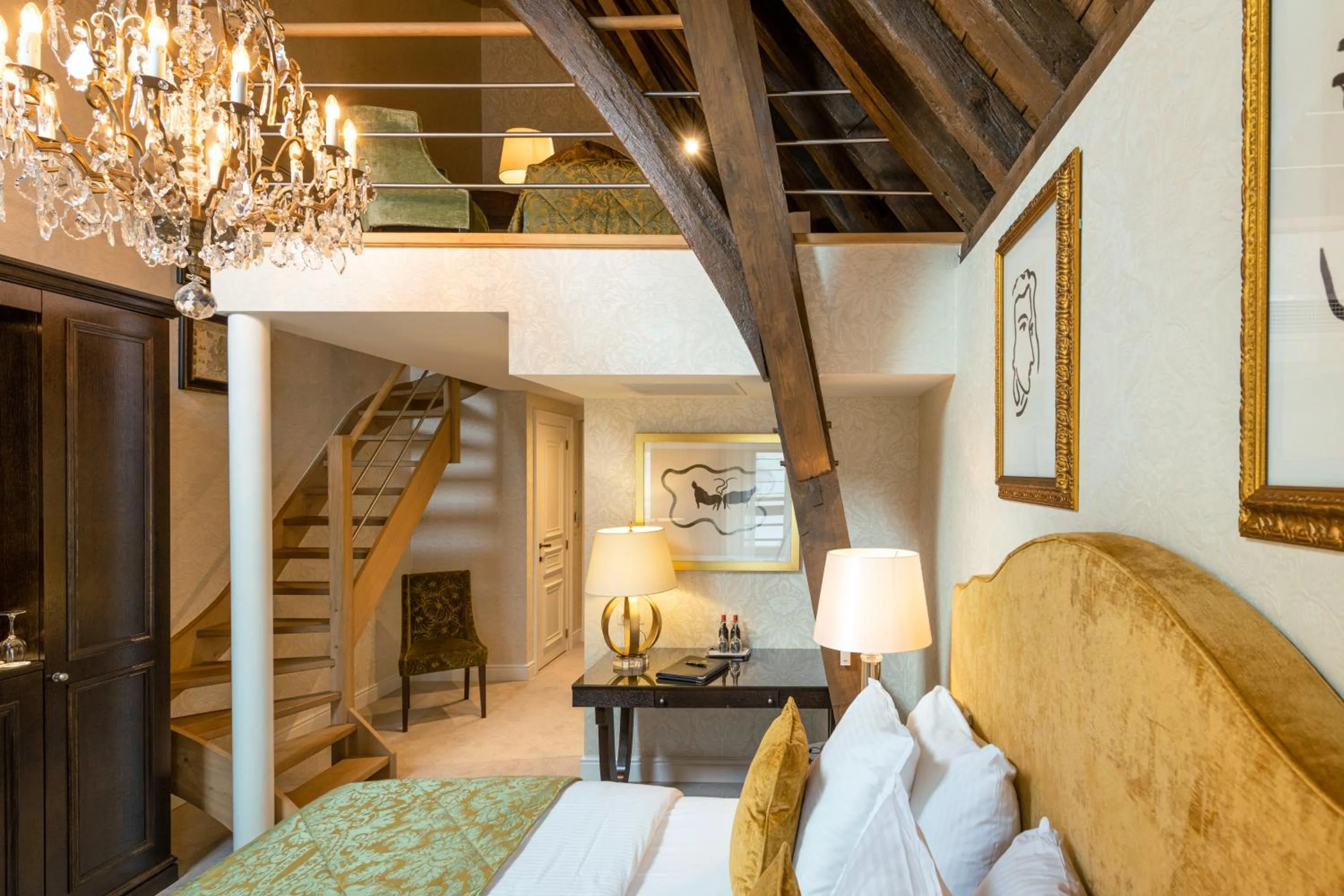 Bed in Grand Hotel Casselbergh