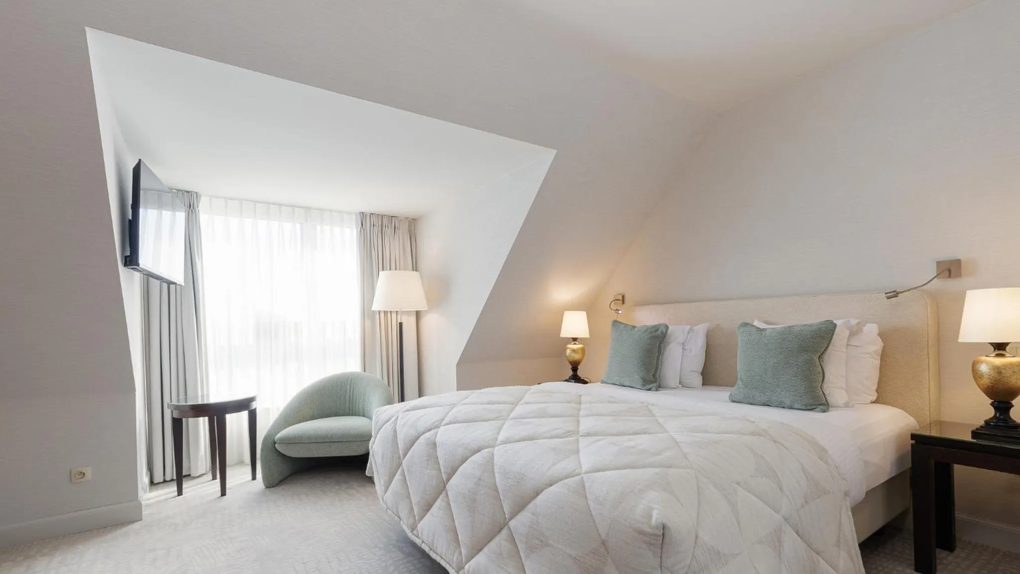 Bed in Grand Hotel Casselbergh