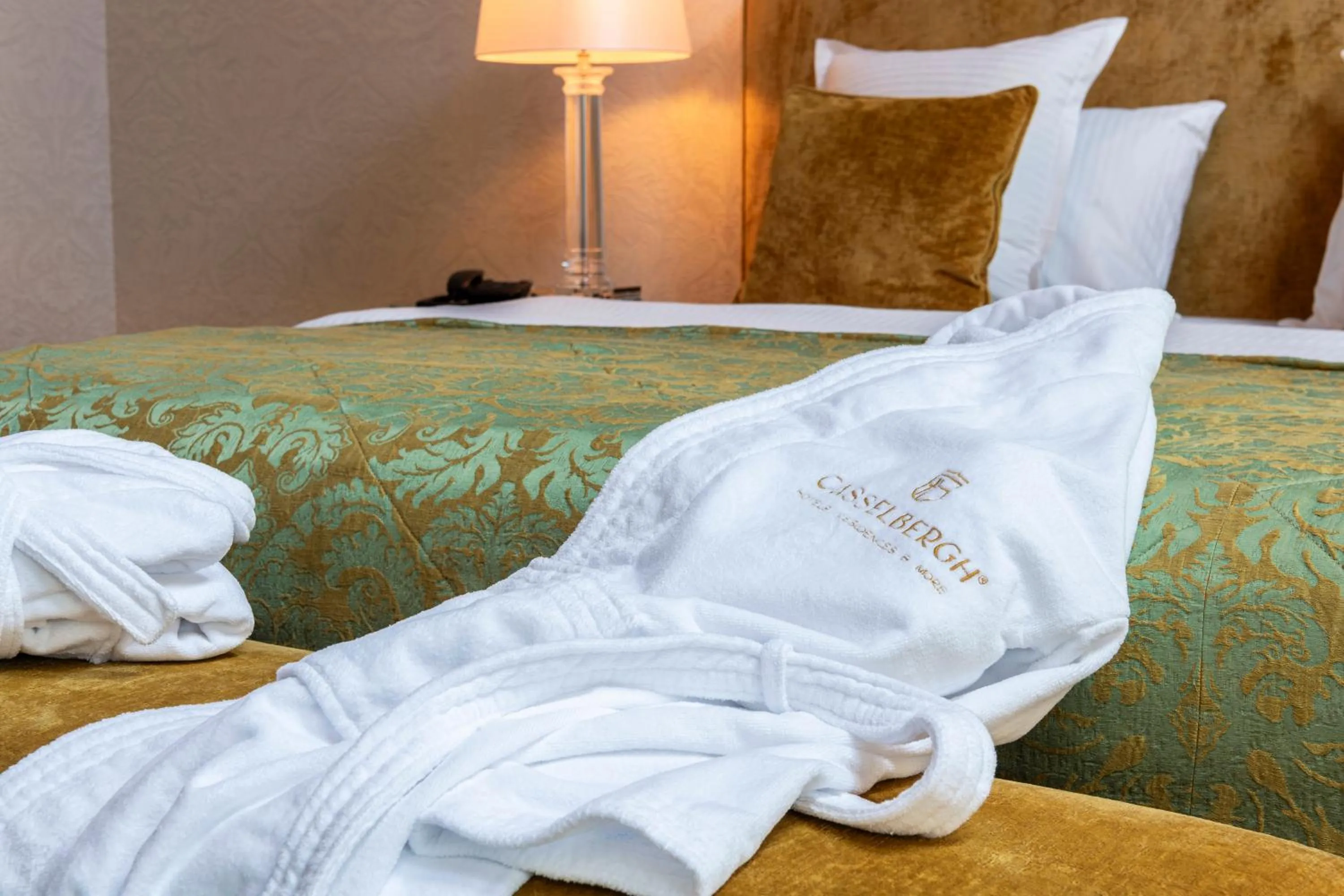 Bed in Grand Hotel Casselbergh