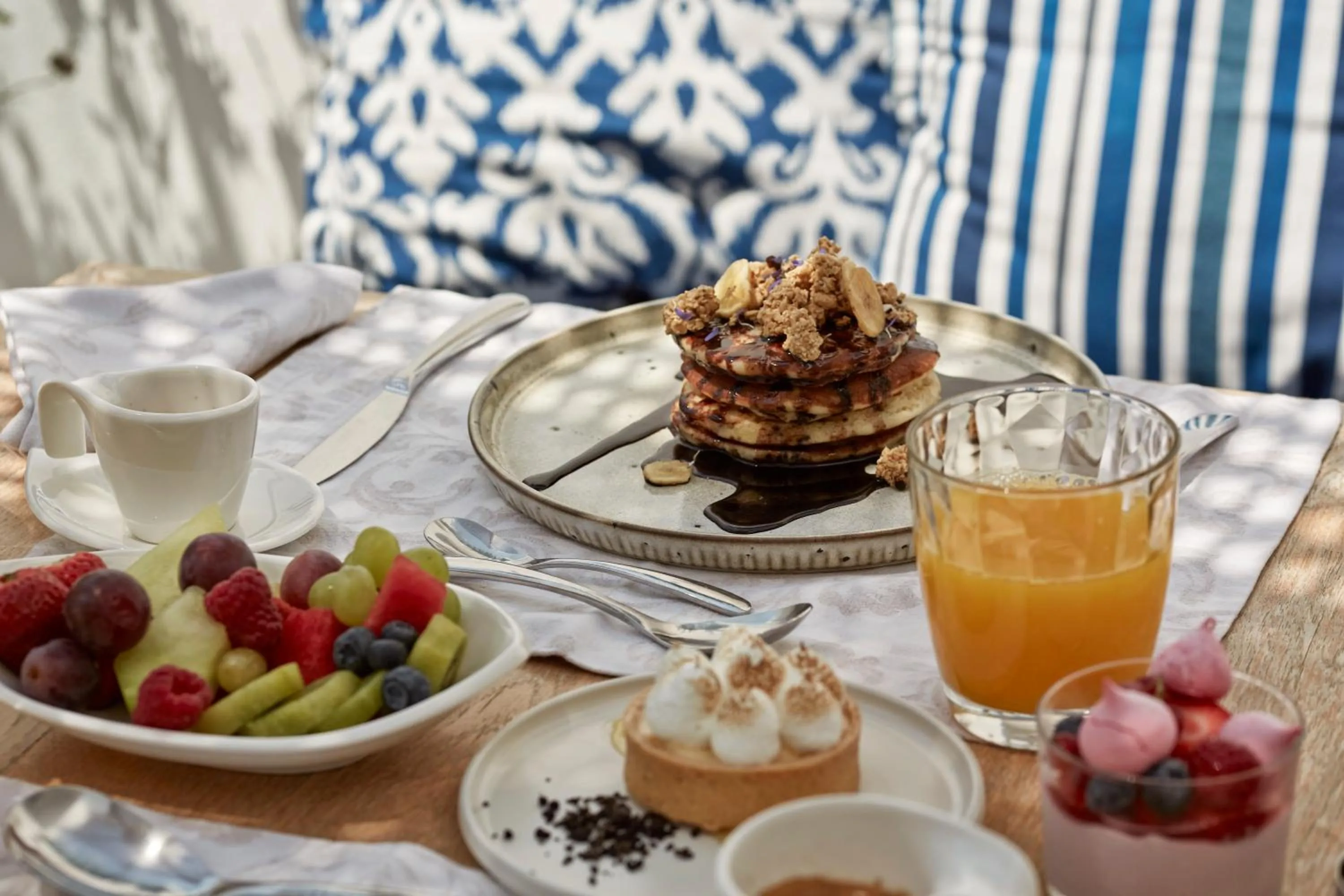 Patio in White Dunes Luxury Boutique Hotel